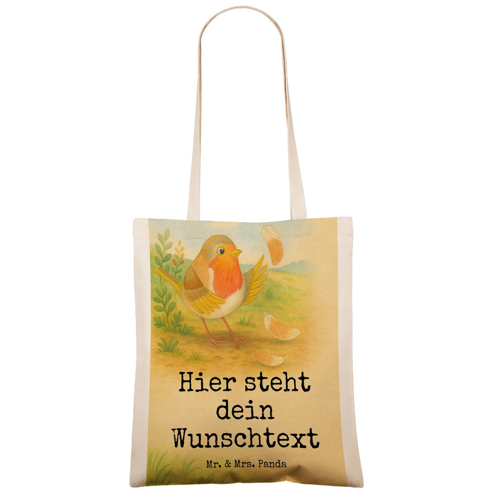Personalisierte Tragetasche Rotkehlchen Federn Design Stoffbeutel mit Namen, Personalisierte Jutetasche, Personalisierte Beuteltasche, Einkaufstasche mit Namen, Personalisierte Tasche, Personalisierter Beutel, Tragetasche mit Namen, Personalisierter Stoffbeutel, Personalisierte Einkaufstasche, Personalisierter Jutebeutel, Personalisierte Kindergartentasche, Tiermotive, Gute Laune, lustige Sprüche, Tiere, Spruch Mut, Motivation Sprüche, What if i fall, Vogel, Motivationsbilder, Rotkehlchen, Spruch Motivation, fliegen