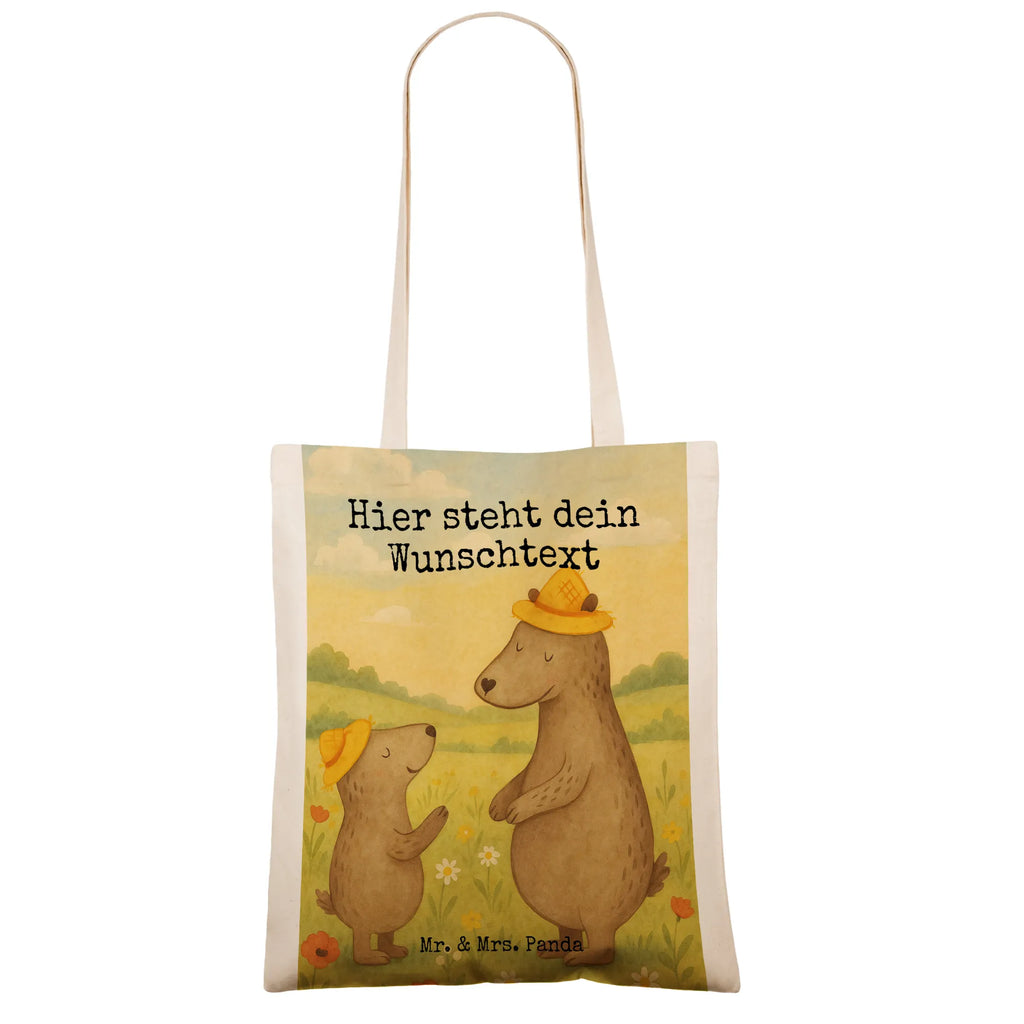 Personalisierte Tragetasche Bären mit Hut Design Personalisierter Beutel, Personalisierte Einkaufstasche, Einkaufstasche mit Namen, Personalisierter Stoffbeutel, Personalisierte Kindergartentasche, Personalisierte Beuteltasche, Personalisierte Tasche, Personalisierter Jutebeutel, Tragetasche mit Namen, Personalisierte Jutetasche, Stoffbeutel mit Namen, Familie, Vatertag, Muttertag, Bruder, Schwester, Mama, Papa, Oma, Opa, Bären, Kind, Papi, Daddy, Vater-Sohn, Vorbild, Vater, Kinder, Dad, Bär, Sohn, Paps, Lieblingsmensch, Family, Söhne