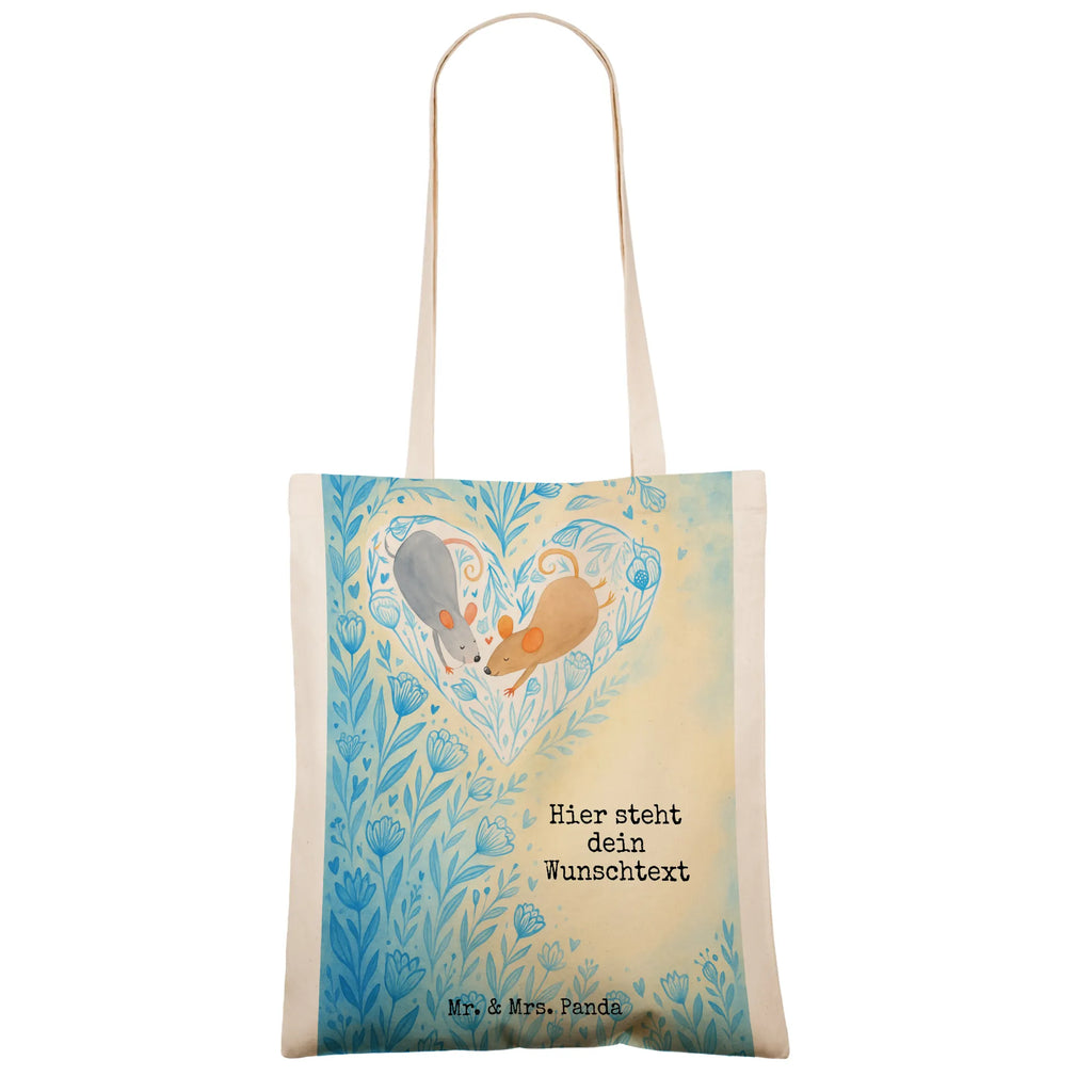 Personalisierte Tragetasche Mäuse Herz Design Personalisierte Jutetasche, Personalisierte Beuteltasche, Personalisierter Beutel, Personalisierter Jutebeutel, Personalisierte Einkaufstasche, Personalisierte Kindergartentasche, Personalisierter Stoffbeutel, Einkaufstasche mit Namen, Personalisierte Tasche, Tragetasche mit Namen, Stoffbeutel mit Namen, Liebe, Partner, Freund, Freundin, Ehemann, Ehefrau, Heiraten, Verlobung, Heiratsantrag, Liebesgeschenk, Jahrestag, Hocheitstag, Liebesbeweis, Hochzeit, Maus, Mäuse, Liebesbotschaft, Geschenk für zwei, Lieblingsmensch, Love, Gemeinsamkeit
