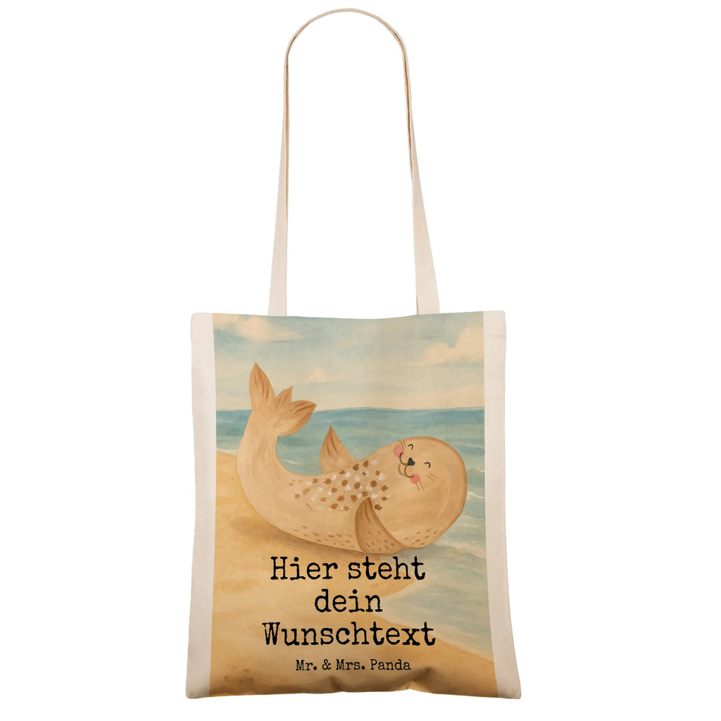 Personalisierte Tragetasche Robbe Liegen Design Personalisierte Einkaufstasche, Personalisierte Tasche, Tragetasche mit Namen, Personalisierter Beutel, Personalisierte Kindergartentasche, Personalisierte Jutetasche, Einkaufstasche mit Namen, Stoffbeutel mit Namen, Personalisierter Stoffbeutel, Personalisierte Beuteltasche, Personalisierter Jutebeutel, Tiermotive, Gute Laune, lustige Sprüche, Tiere, Robben, Nordsee, Freude, Lachen, Meerestier, Ostsee, Strand, Robbe, Seehund