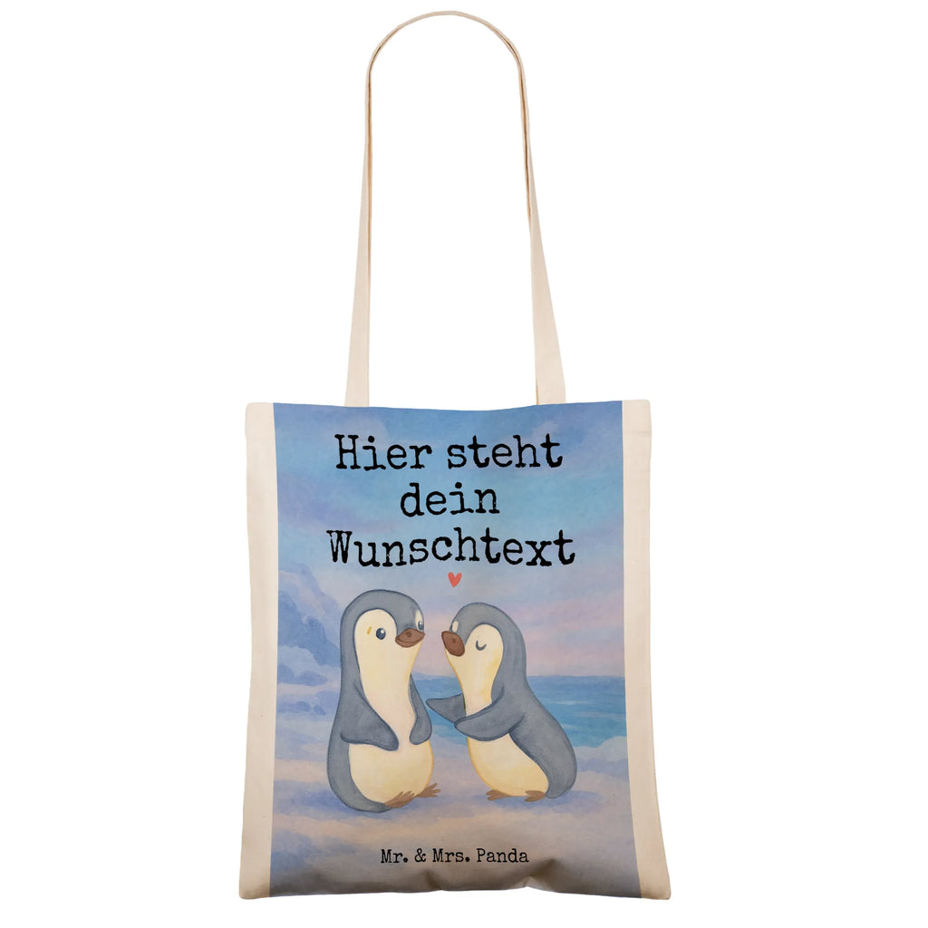 Personalisierte Tragetasche Pinguine trösten Design Einkaufstasche mit Namen, Personalisierte Einkaufstasche, Personalisierter Beutel, Personalisierte Tasche, Stoffbeutel mit Namen, Personalisierte Kindergartentasche, Personalisierte Beuteltasche, Tragetasche mit Namen, Personalisierter Jutebeutel, Personalisierte Jutetasche, Personalisierter Stoffbeutel, Liebe, Partner, Freund, Freundin, Ehemann, Ehefrau, Heiraten, Verlobung, Heiratsantrag, Liebesgeschenk, Jahrestag, Hocheitstag, Valentinstag, Liebesbeweis, Geschenk für Partner, Hochzeitstag, für Ehemann, Geschenk für Frauen, Geschenk für Freundin, für Männer, Mitbringsel