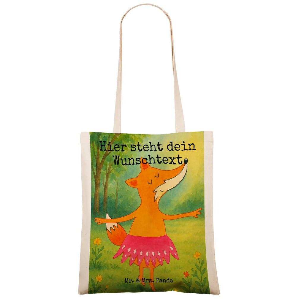 Personalisierte Tragetasche Fuchs Ballerina Design Personalisierter Jutebeutel, Personalisierte Jutetasche, Personalisierter Beutel, Tragetasche mit Namen, Stoffbeutel mit Namen, Personalisierte Kindergartentasche, Personalisierte Einkaufstasche, Personalisierte Beuteltasche, Personalisierter Stoffbeutel, Einkaufstasche mit Namen, Personalisierte Tasche, Fuchs, Füchsin, Einladung, Fuchs Spruch, Ballett, Tanzen, Geburtstag, Füchse, Ballerina, Tänzerin, Party
