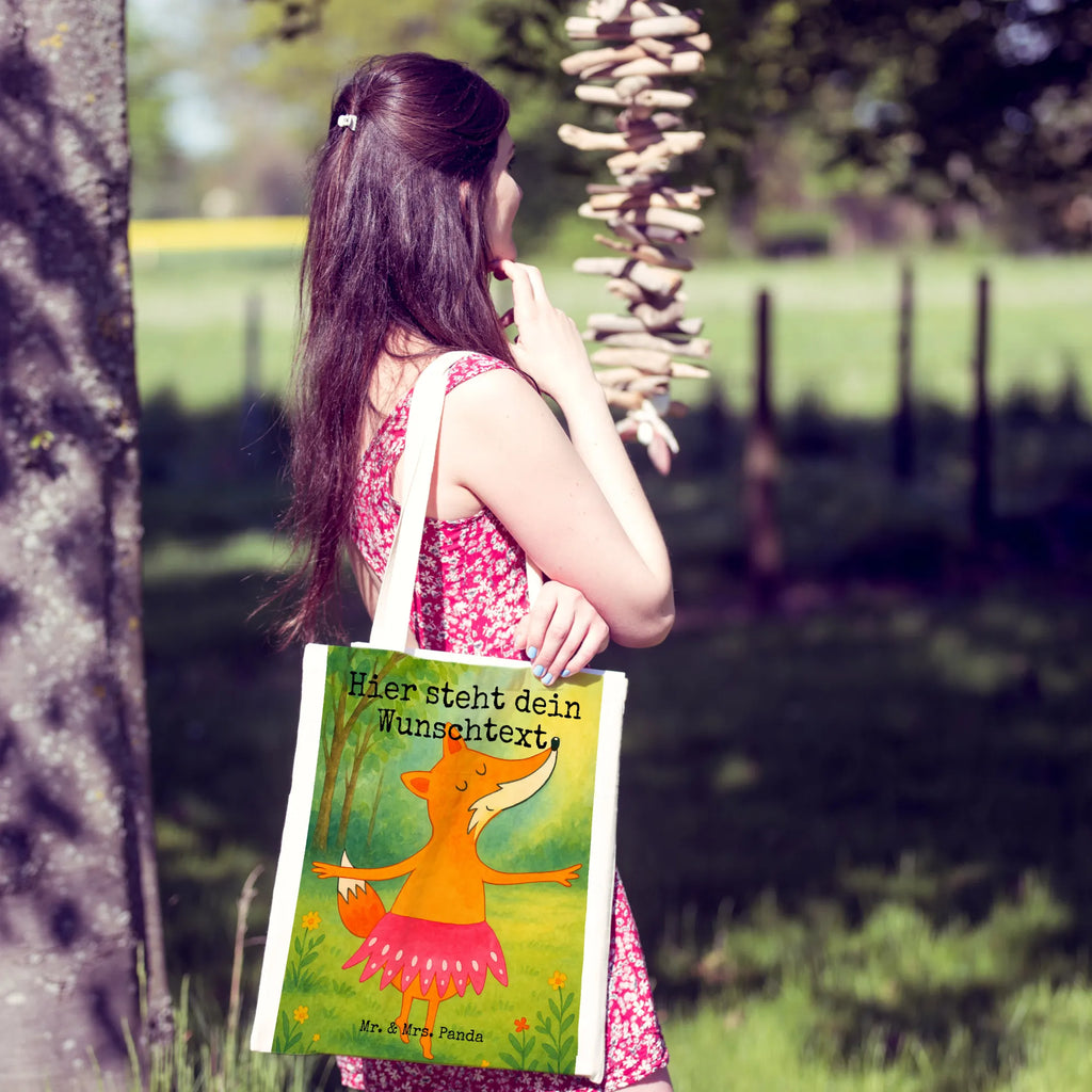 Personalisierte Tragetasche Fuchs Ballerina Design Personalisierter Jutebeutel, Personalisierte Jutetasche, Personalisierter Beutel, Tragetasche mit Namen, Stoffbeutel mit Namen, Personalisierte Kindergartentasche, Personalisierte Einkaufstasche, Personalisierte Beuteltasche, Personalisierter Stoffbeutel, Einkaufstasche mit Namen, Personalisierte Tasche, Fuchs, Füchsin, Einladung, Fuchs Spruch, Ballett, Tanzen, Geburtstag, Füchse, Ballerina, Tänzerin, Party