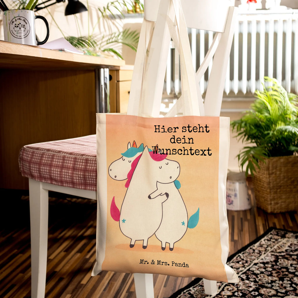 Personalisierte Tragetasche Einhörner Umarmen Design Personalisierter Jutebeutel, Stoffbeutel mit Namen, Personalisierte Tasche, Personalisierte Einkaufstasche, Personalisierte Jutetasche, Personalisierte Beuteltasche, Personalisierter Beutel, Personalisierte Kindergartentasche, Tragetasche mit Namen, Personalisierter Stoffbeutel, Einkaufstasche mit Namen, Einhorn, Einhörner, Einhorn Deko, Unicorn, Freundin, Freundinnen, Familie, Geschwister, Sister, Schwestern, Liebe, BFF, Schwester