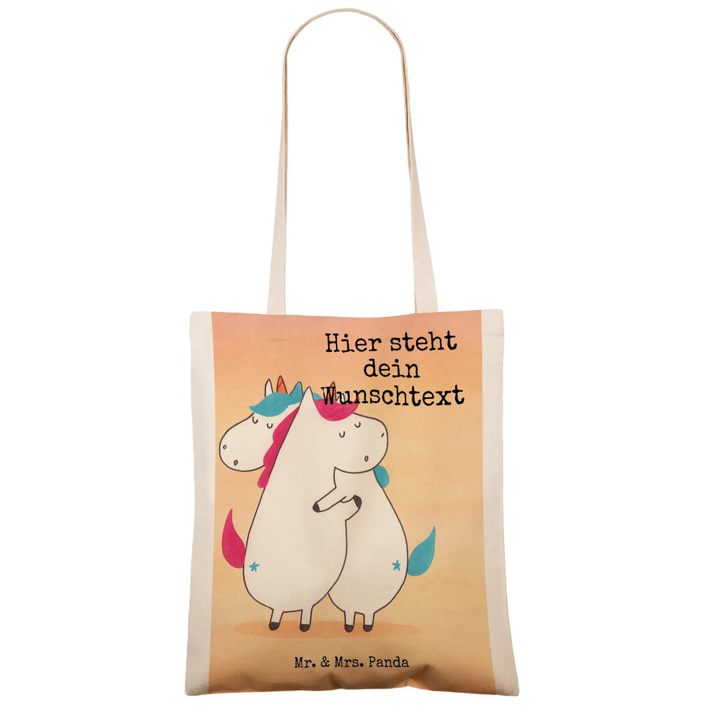 Personalisierte Tragetasche Einhörner Umarmen Design Personalisierter Jutebeutel, Stoffbeutel mit Namen, Personalisierte Tasche, Personalisierte Einkaufstasche, Personalisierte Jutetasche, Personalisierte Beuteltasche, Personalisierter Beutel, Personalisierte Kindergartentasche, Tragetasche mit Namen, Personalisierter Stoffbeutel, Einkaufstasche mit Namen, Einhorn, Einhörner, Einhorn Deko, Unicorn, Freundin, Freundinnen, Familie, Geschwister, Sister, Schwestern, Liebe, BFF, Schwester