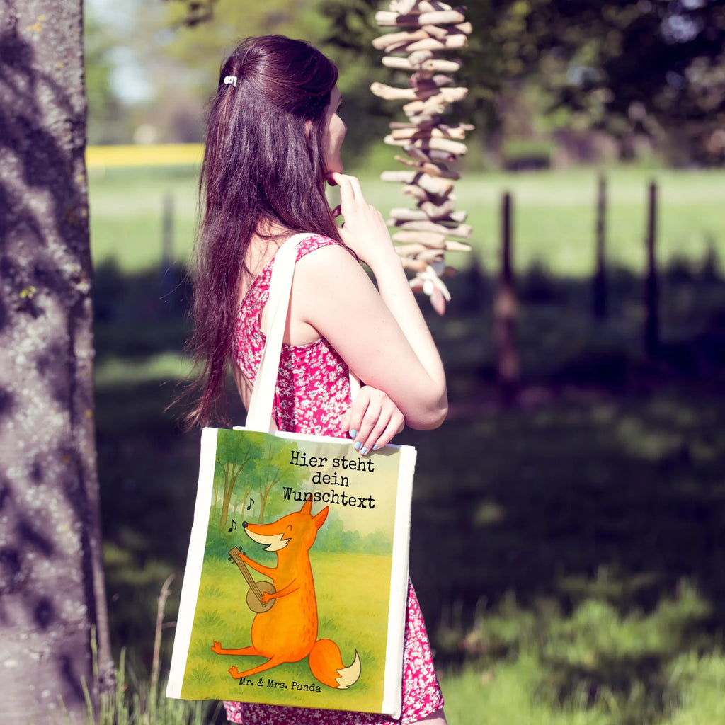 Personalisierte Tragetasche Fuchs Gitarre Design Personalisierte Jutetasche, Personalisierte Einkaufstasche, Personalisierte Kindergartentasche, Tragetasche mit Namen, Personalisierte Beuteltasche, Personalisierte Tasche, Stoffbeutel mit Namen, Personalisierter Stoffbeutel, Einkaufstasche mit Namen, Personalisierter Jutebeutel, Personalisierter Beutel, Fuchs, Sängerin, Musikerin, Gitarre, Musik Spruch, Sänger, Geschenk Musiker, Füchse