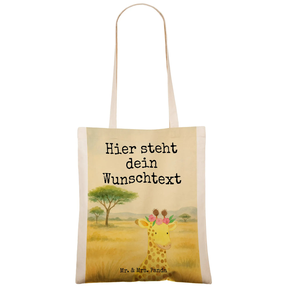 Personalisierte Tragetasche Giraffe Blumenkranz Design Personalisierte Kindergartentasche, Personalisierte Tasche, Einkaufstasche mit Namen, Personalisierte Einkaufstasche, Personalisierter Stoffbeutel, Personalisierte Jutetasche, Stoffbeutel mit Namen, Personalisierter Beutel, Tragetasche mit Namen, Personalisierter Jutebeutel, Personalisierte Beuteltasche, Afrika, Wildtiere, Abenteurer, Freundin, Selbstliebe, Blumenkranz, Giraffe