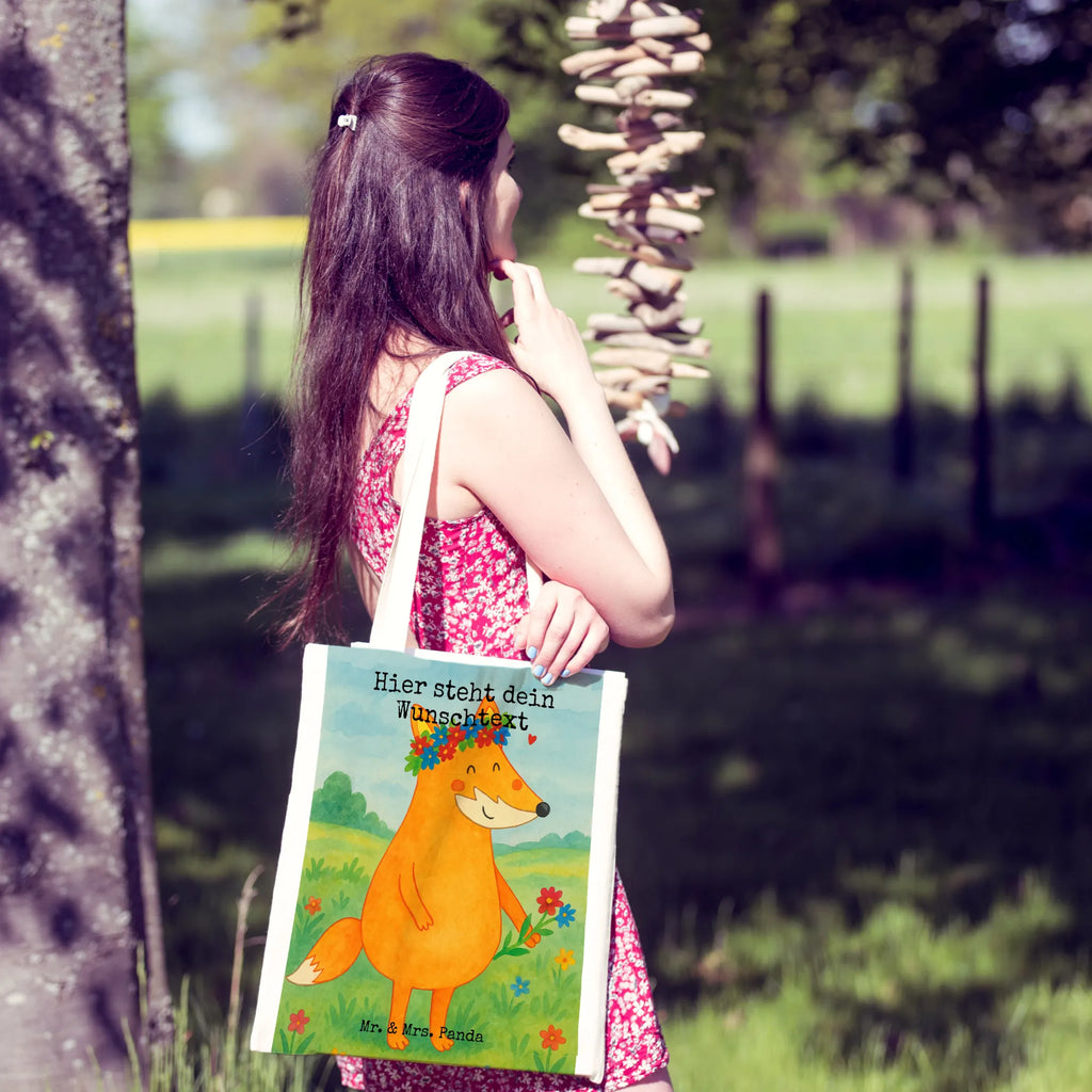 Personalisierte Tragetasche Fuchs Blumen Design Personalisierte Tasche, Personalisierte Beuteltasche, Personalisierter Jutebeutel, Personalisierter Stoffbeutel, Personalisierte Einkaufstasche, Personalisierter Beutel, Personalisierte Kindergartentasche, Tragetasche mit Namen, Stoffbeutel mit Namen, Personalisierte Jutetasche, Einkaufstasche mit Namen, Fuchs, Liebesbeweis, Fuchsmädchen, Freude, Fox, Freundinnen, Füchse, mich, ich, Blumenmädchen, Freundin, Liebe, Blume, Motivation, Selbstliebe, Blumen
