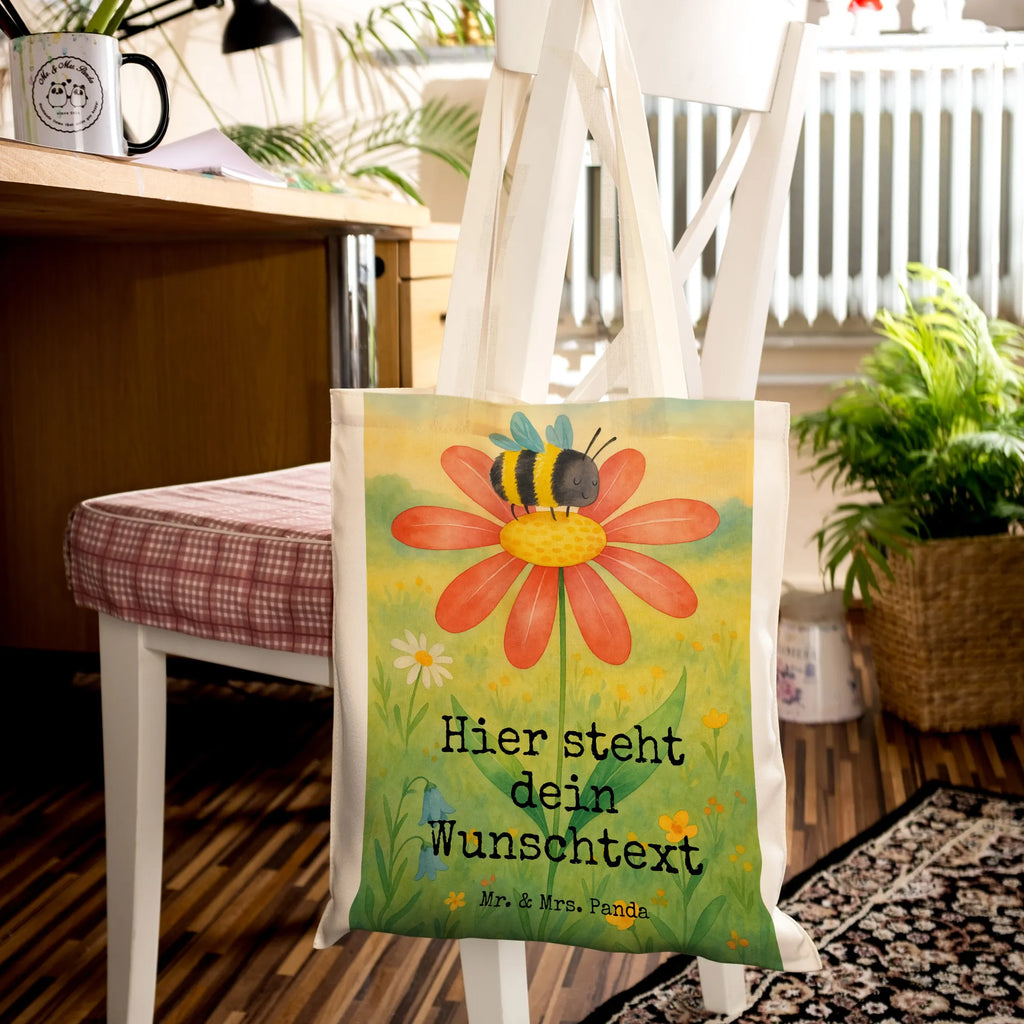 Personalisierte Tragetasche Hummel Blume Design Personalisierter Jutebeutel, Einkaufstasche mit Namen, Personalisierte Beuteltasche, Personalisierte Einkaufstasche, Personalisierte Jutetasche, Personalisierte Kindergartentasche, Personalisierte Tasche, Personalisierter Stoffbeutel, Tragetasche mit Namen, Personalisierter Beutel, Stoffbeutel mit Namen, Tiermotive, Gute Laune, lustige Sprüche, Tiere, Blume, Hummeln, Natur, Biene, Wespe, Flauschig, Hummel, Feld