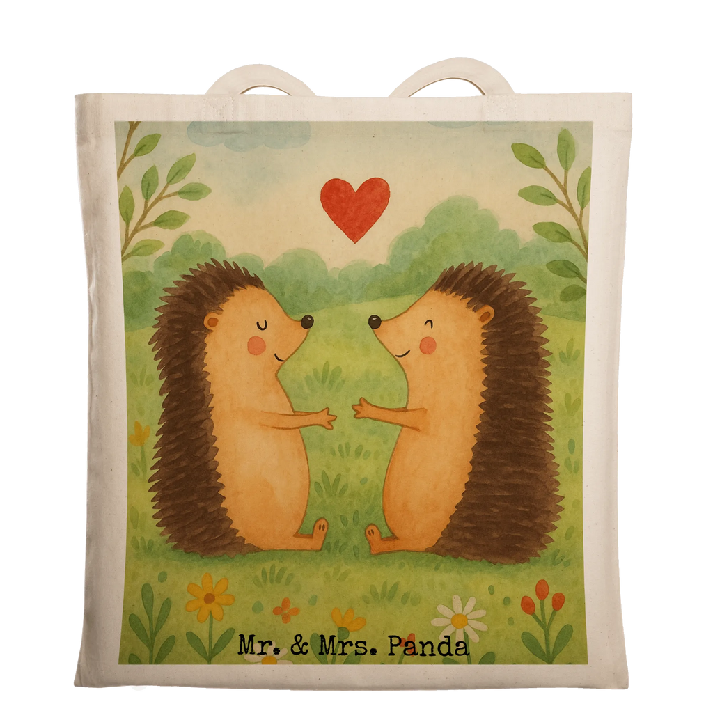 Tote bag Hedgehogs in love Design Stoffbeutel, Jutetasche, Beuteltasche, Schultertasche, Umhängetasche, Tragetasche, Jutebeutel, Einkaufstasche, Beutel, Strandtasche, Stofftasche, Tasche, Einkaufstüte, Shopper, Laptoptasche, Badetasche, Liebe, Partner, Freund, Freundin, Ehemann, Ehefrau, Heiraten, Verlobung, Heiratsantrag, Liebesgeschenk, Jahrestag, Hocheitstag, Hochzeit, Verheiratet, Verlobt, Geschenk, Verliebt, Liebesbeweis, Igel, Hochzeitstag