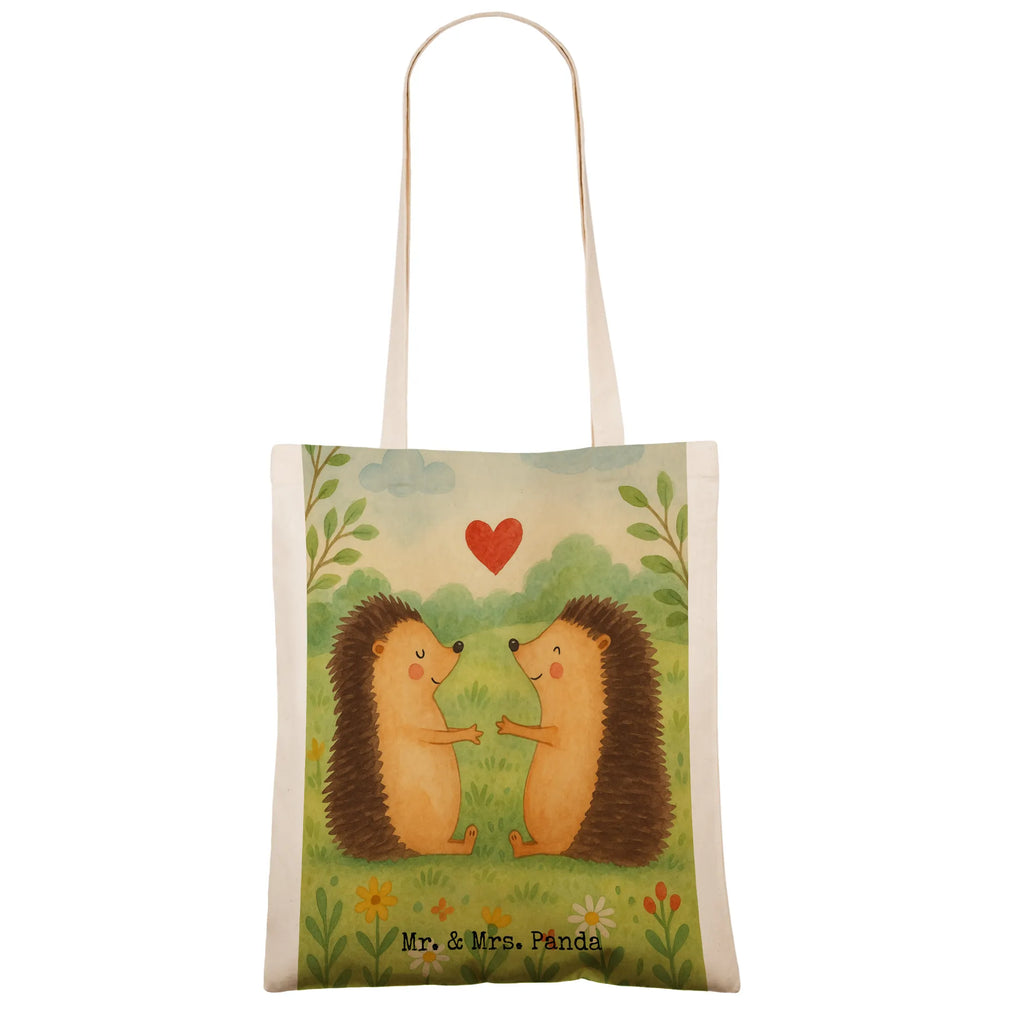 Tote bag Hedgehogs in love Design Stoffbeutel, Jutetasche, Beuteltasche, Schultertasche, Umhängetasche, Tragetasche, Jutebeutel, Einkaufstasche, Beutel, Strandtasche, Stofftasche, Tasche, Einkaufstüte, Shopper, Laptoptasche, Badetasche, Liebe, Partner, Freund, Freundin, Ehemann, Ehefrau, Heiraten, Verlobung, Heiratsantrag, Liebesgeschenk, Jahrestag, Hocheitstag, Hochzeit, Verheiratet, Verlobt, Geschenk, Verliebt, Liebesbeweis, Igel, Hochzeitstag