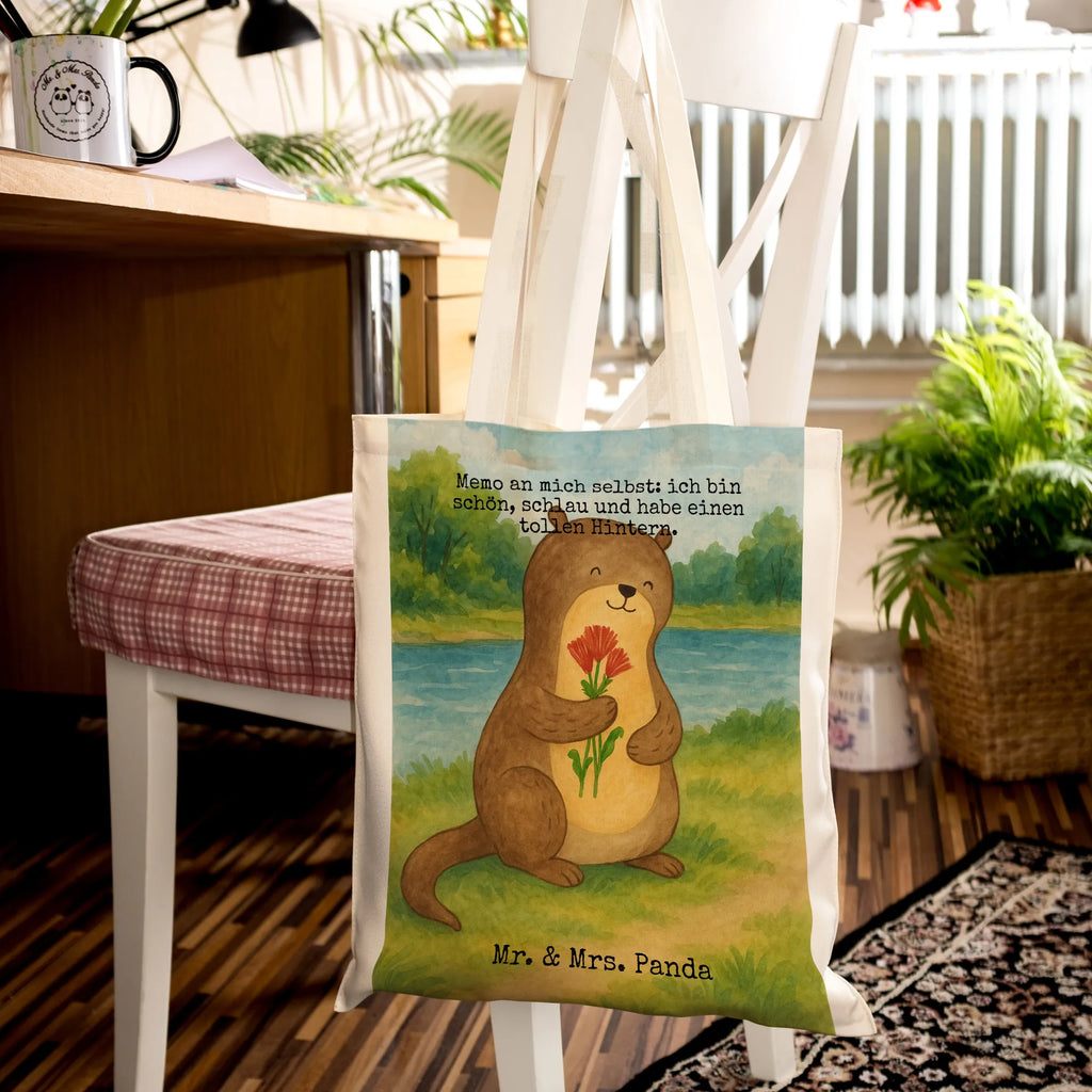 Tragetasche Otter Blumenstrauß Design Jutebeutel, Tragetasche, Einkaufstasche, Strandtasche, Badetasche, Tasche, Einkaufstüte, Stofftasche, Beutel, Schultertasche, Stoffbeutel, Umhängetasche, Jutetasche, Beuteltasche, Shopper, Laptoptasche, Otter, Fischotter, Seeotter, Otter Seeotter See Otter