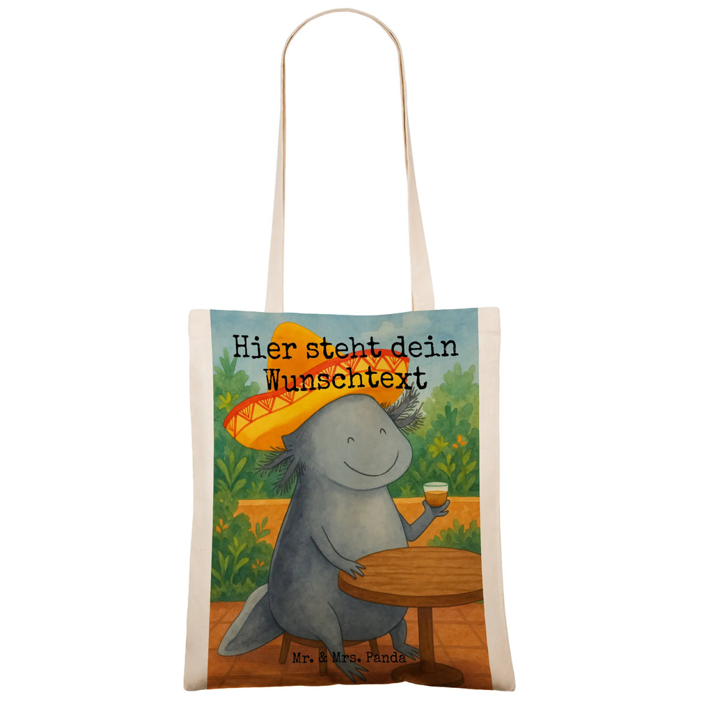 Personalisierte Tragetasche Axolotl Tequila Design Stoffbeutel mit Namen, Einkaufstasche mit Namen, Personalisierter Beutel, Personalisierter Stoffbeutel, Personalisierte Jutetasche, Personalisierte Tasche, Tragetasche mit Namen, Personalisierte Kindergartentasche, Personalisierte Einkaufstasche, Personalisierte Beuteltasche, Personalisierter Jutebeutel, Axolotl, Molch, Lurche, Spruch, Motivation, Axolot, Tequila, Lurch, Feuerdrache, Sombrero, Schwanzlurch, Feuersalamander, Mexiko, Mexico, Zitrone