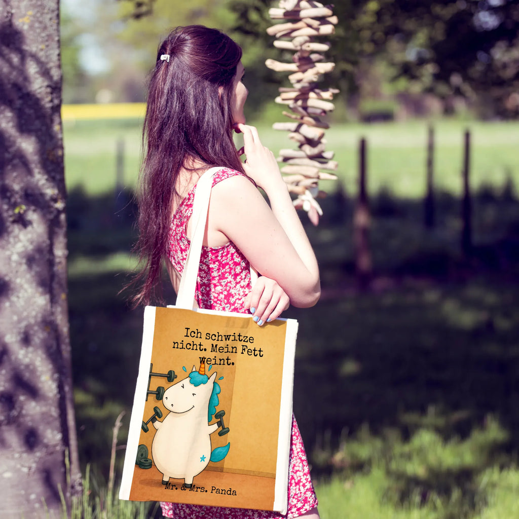 Tragetasche Einhorn Fitness Design Jutebeutel, Beutel, Tragetasche, Laptoptasche, Stoffbeutel, Schultertasche, Strandtasche, Jutetasche, Einkaufstasche, Umhängetasche, Beuteltasche, Shopper, Badetasche, Tasche, Stofftasche, Einkaufstüte, Einhorn, Einhörner, Einhorn Deko, Unicorn, Diät, Gym, Fitnessstudio, Geräte, Pumpen, Sport, Fitness, Abnehmen, Sixpack