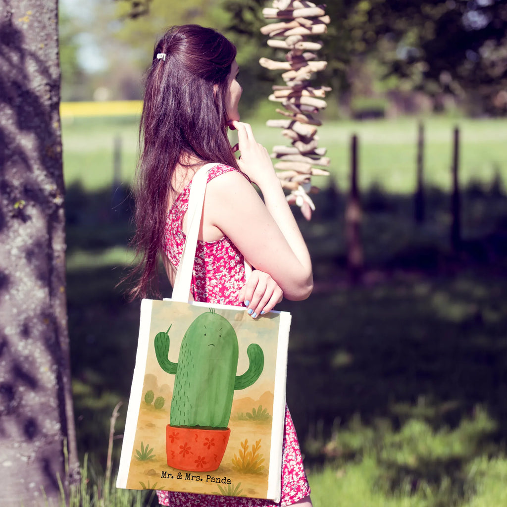 Tote bag cactus Fury Design shopping bag, Carrier bag, shoulder bag, shopper, cloth bag, jute bag, bag, cotton bag, pouch, cactus, cactuses, plants, cactus plant, small green cactus, office, boss, colleague, school, angry, office life, annoy