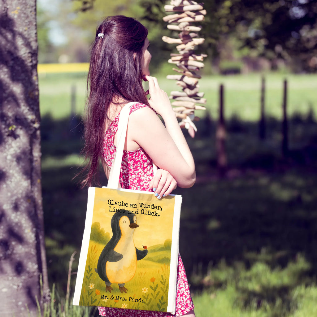 Tragetasche Pinguin Marienkäfer Design Jutebeutel, Einkaufstüte, Einkaufstasche, Strandtasche, Tasche, Beutel, Jutetasche, Shopper, Umhängetasche, Schultertasche, Tragetasche, Stofftasche, Stoffbeutel, Badetasche, Beuteltasche, Laptoptasche, Pinguin, Freude, Wunder, Marienkäfer, Liebe, Pinguine, Glück, Lebensfreude