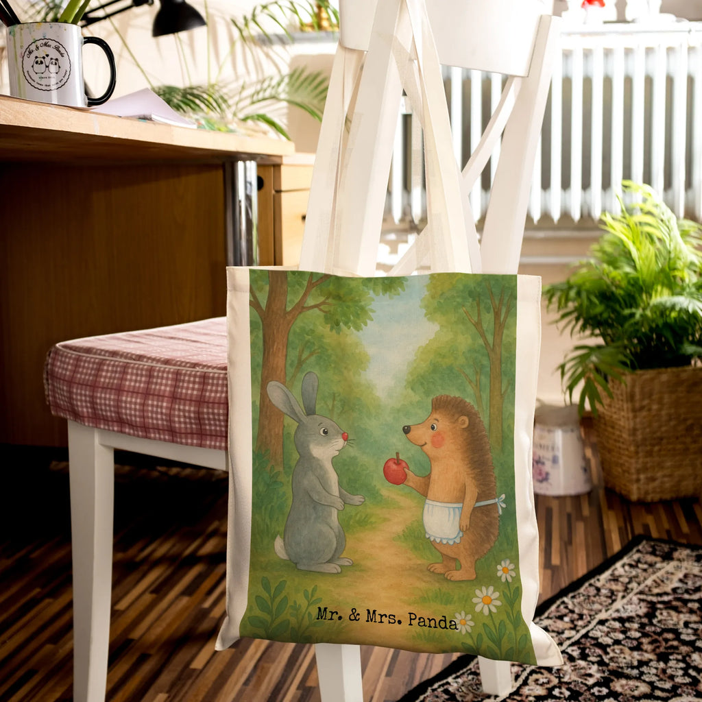 Tragetasche Hase Igel Design Umhängetasche, Tragetasche, Beutel, Beuteltasche, Tasche, Jutebeutel, Schultertasche, Shopper, Laptoptasche, Einkaufstasche, Stofftasche, Jutetasche, Stoffbeutel, Strandtasche, Einkaufstüte, Badetasche, Tiermotive, Gute Laune, lustige Sprüche, Tiere, Herzschmerz, Igel, Igel und Hase, Spruch romantisch, Liebe Spruch, Hase, Liebeskummer Geschenk, Trennungsschmerz, Trösten