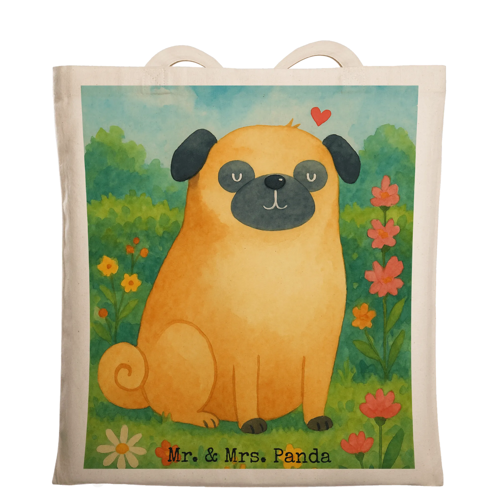 Tote bag Pug Design Einkaufstüte, Badetasche, Umhängetasche, Stoffbeutel, Einkaufstasche, Jutebeutel, Beuteltasche, Tragetasche, Laptoptasche, Strandtasche, Tasche, Shopper, Stofftasche, Jutetasche, Beutel, Schultertasche, Hund, Hundemotiv, Haustier, Hunderasse, Tierliebhaber, Hundebesitzer, Sprüche, Hundeliebe, Mops, Liebe