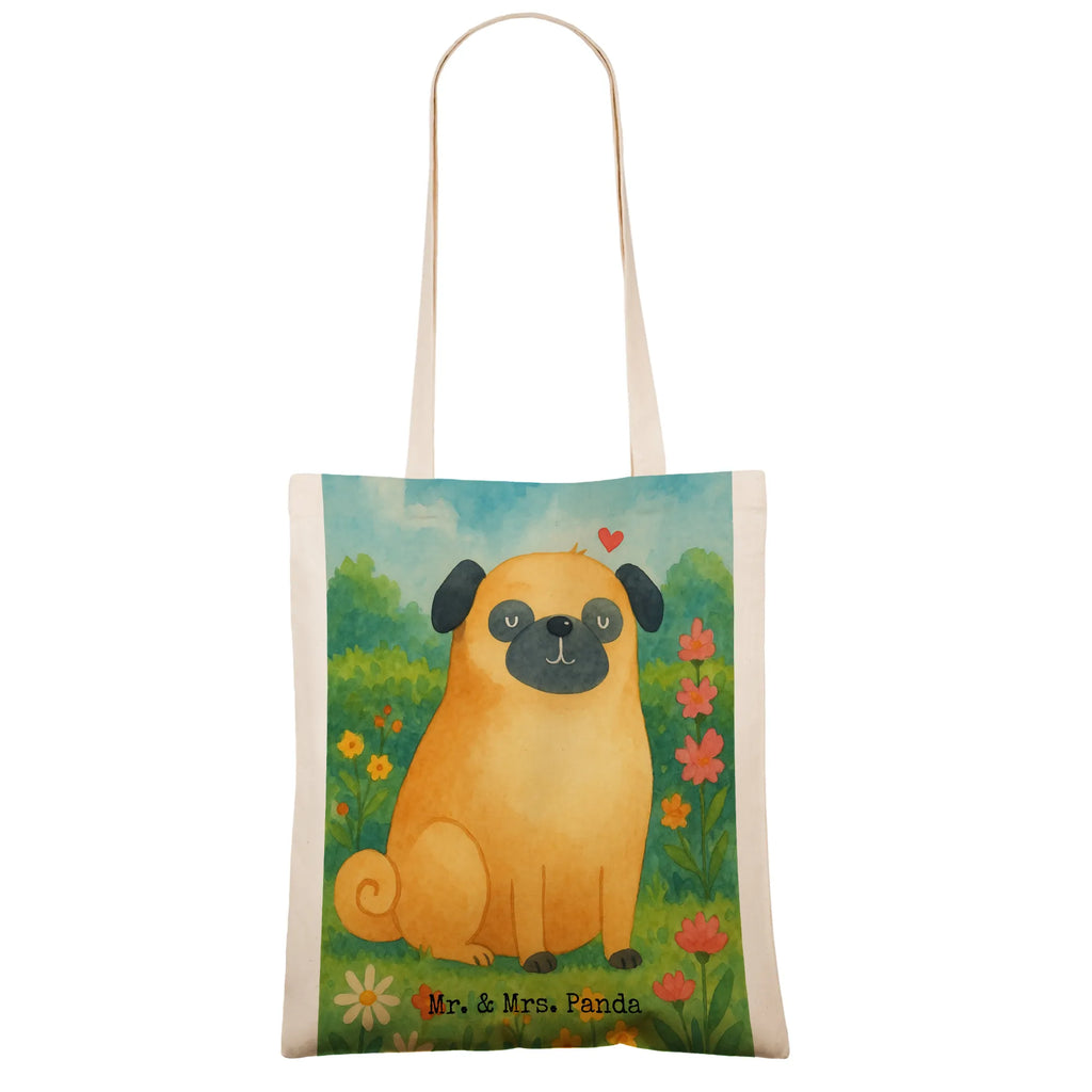 Tote bag Pug Design Einkaufstüte, Badetasche, Umhängetasche, Stoffbeutel, Einkaufstasche, Jutebeutel, Beuteltasche, Tragetasche, Laptoptasche, Strandtasche, Tasche, Shopper, Stofftasche, Jutetasche, Beutel, Schultertasche, Hund, Hundemotiv, Haustier, Hunderasse, Tierliebhaber, Hundebesitzer, Sprüche, Hundeliebe, Mops, Liebe