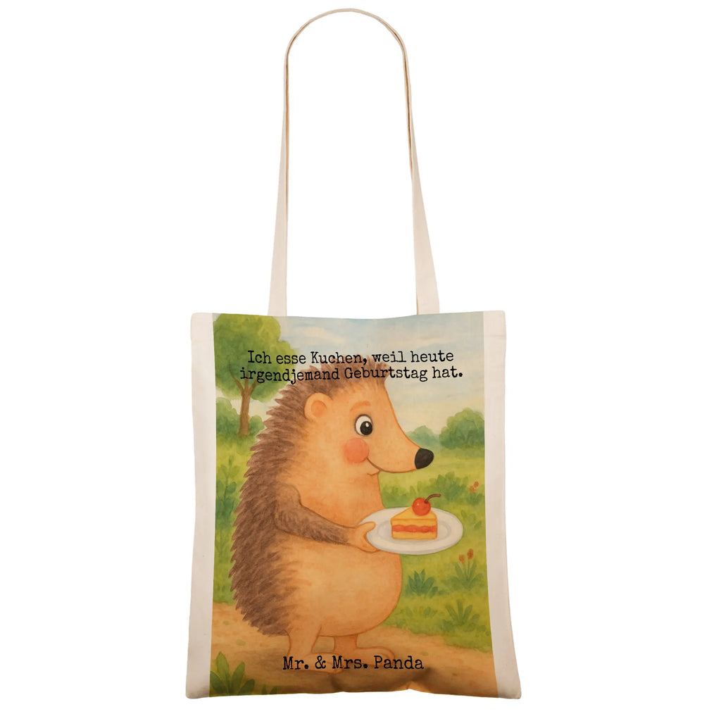 Tote bag Hedgehog piece of cake Design jute bag, Carrier bag, shopper, pouch, cotton bag, shopping bag, shoulder bag, cloth bag, bag, small animals, cute, funny, cute animal motives, hand drawn, small world, funny sayings, good mood, happy, gifts, gift ideas, special gifts, animal lover, card, cake, food saying, birthday cake, bake cake, invitation party, baking gift, hedgehog