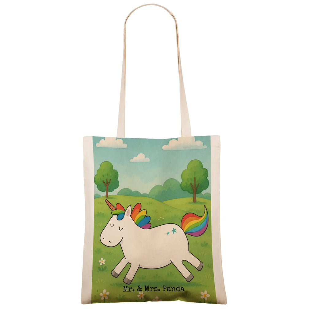Tragetasche Einhorn Happy Design Stoffbeutel, Laptoptasche, Jutetasche, Umhängetasche, Badetasche, Schultertasche, Shopper, Jutebeutel, Einkaufstüte, Tasche, Beuteltasche, Tragetasche, Strandtasche, Beutel, Stofftasche, Einkaufstasche, Einhorn, Einhörner, Einhorn Deko, Unicorn, fröhlich, witzig, Lachen, spannend, Freude, glücklich, Lächeln, Spaß, Lebensfreude