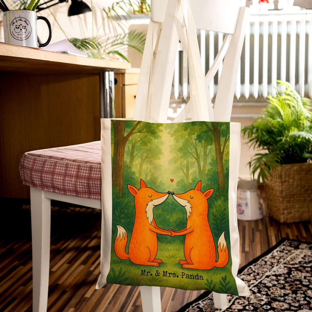 Tragetasche Füchse Liebe Design Tasche, Jutetasche, Badetasche, Strandtasche, Schultertasche, Beuteltasche, Stoffbeutel, Tragetasche, Beutel, Laptoptasche, Stofftasche, Einkaufstüte, Umhängetasche, Jutebeutel, Einkaufstasche, Shopper, Fuchs, Freundin, Ehemann, Liebespaar, Verlobte, Ehe, Füchse, Liebesbeweis, Freund, Ehefrau, Partner, Liebe, Fox, Paar