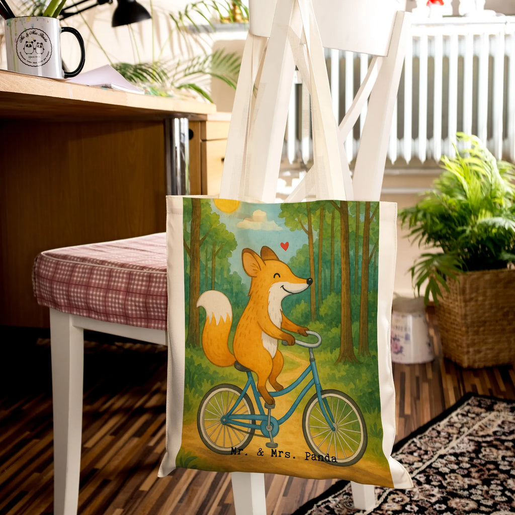Tragetasche Fuchs Fahrrad fahren Design Umhängetasche, Schultertasche, Strandtasche, Jutebeutel, Einkaufstüte, Shopper, Beuteltasche, Einkaufstasche, Stoffbeutel, Tragetasche, Tasche, Stofftasche, Jutetasche, Laptoptasche, Beutel, Badetasche, Geschenk, Sport, Sportart, Hobby, Schenken, Danke, Dankeschön, Auszeichnung, Gewinn, Sportler, Radsport, Radeln, Trekking, Fahrrad fahren, Mountainbiking