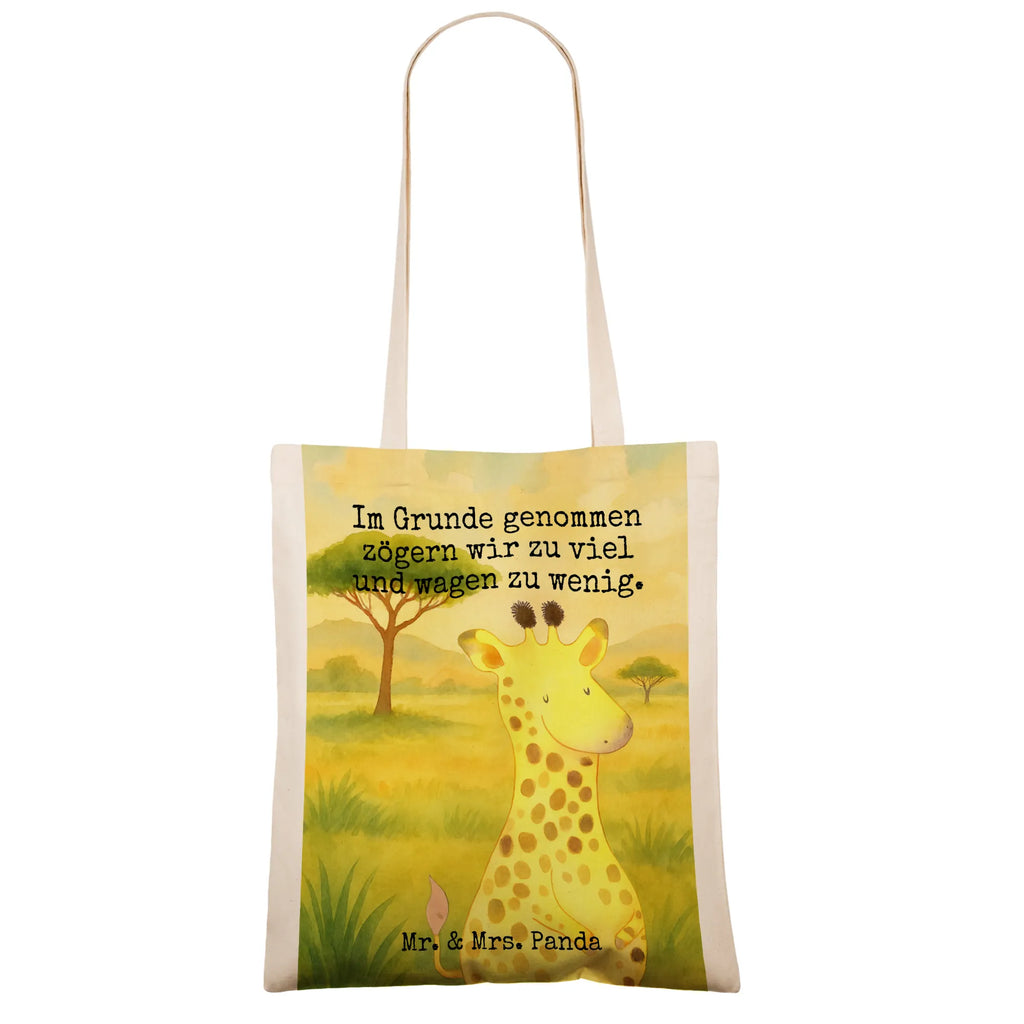 Tragetasche Giraffe Zufrieden Design Stoffbeutel, Einkaufstasche, Badetasche, Stofftasche, Tragetasche, Shopper, Beuteltasche, Einkaufstüte, Strandtasche, Jutebeutel, Schultertasche, Umhängetasche, Beutel, Tasche, Jutetasche, Laptoptasche, Afrika, Wildtiere, Zufrieden, Giraffe, Glück, Abenteuer