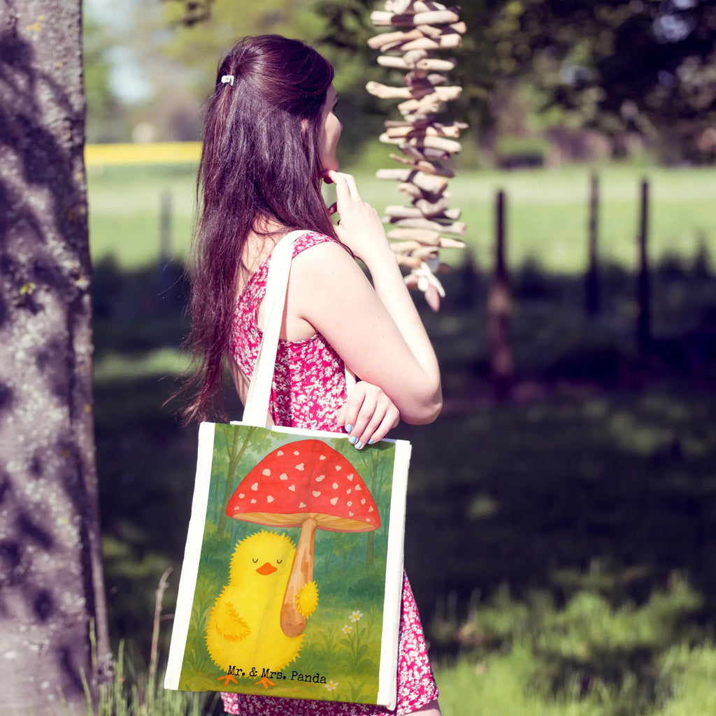 Tragetasche Küken Fliegenpilz Design Einkaufstasche, Badetasche, Tasche, Beutel, Jutetasche, Einkaufstüte, Umhängetasche, Laptoptasche, Jutebeutel, Stoffbeutel, Tragetasche, Shopper, Beuteltasche, Stofftasche, Schultertasche, Strandtasche, Ostern, Osterhase, Ostergeschenke, Osternest, Osterdeko, Geschenke zu Ostern, Ostern Geschenk, Ostergeschenke Kinder, Ostern Kinder, Frohe Ostern, Fliegenpilz, Küken, Ostergrüße, Glückspilz