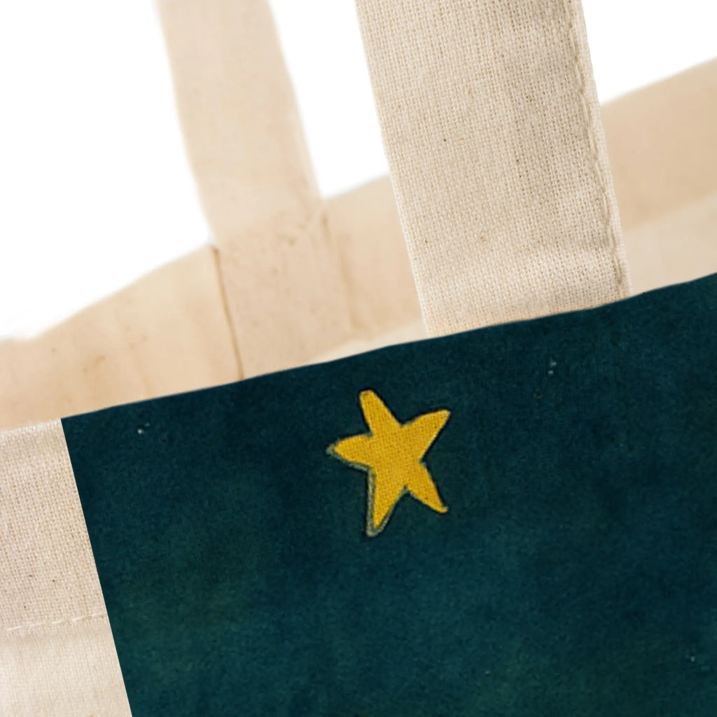 Tragetasche Fuchs Sterne Design Umhängetasche, Strandtasche, Laptoptasche, Schultertasche, Einkaufstasche, Badetasche, Tragetasche, Jutebeutel, Jutetasche, Einkaufstüte, Beuteltasche, Shopper, Stoffbeutel, Stofftasche, Beutel, Tasche, Fuchs, Always Look on the Bright Side of Life, Romantik, Spruch schön, Füchse, Spruch positiv, tröstende Worte