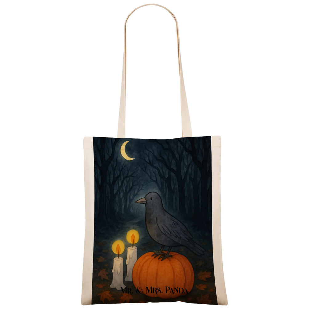 Tragetasche Krähe Halloween Design Laptoptasche, Beutel, Schultertasche, Einkaufstüte, Jutebeutel, Jutetasche, Tasche, Tragetasche, Stofftasche, Umhängetasche, Badetasche, Einkaufstasche, Beuteltasche, Stoffbeutel, Shopper, Strandtasche, Halloween, Deko, Martinssingen, Dekoration, Geschenke, Schenken