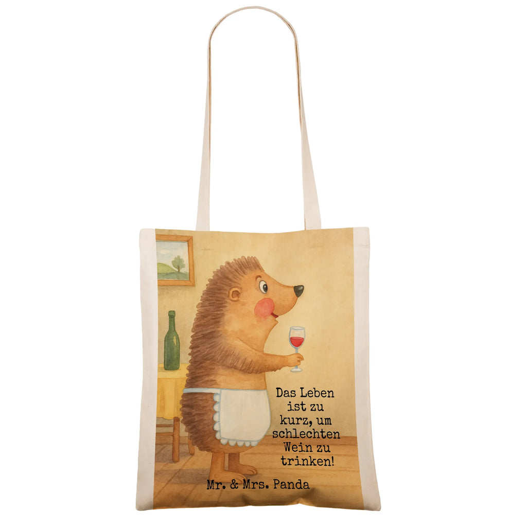 Tote bag Hedgehog wine Design cloth bag, pouch, jute bag, shopper, cotton bag, Carrier bag, shoulder bag, shopping bag, bag, small animals, cute, funny, cute animal motives, hand drawn, small world, funny sayings, good mood, happy, gifts, gift ideas, special gifts, animal lover, card, gift wine lover, gift wine drinker, white wine, drinking wine, wine decoration, wine saying, red wine, wine glass, hedgehog