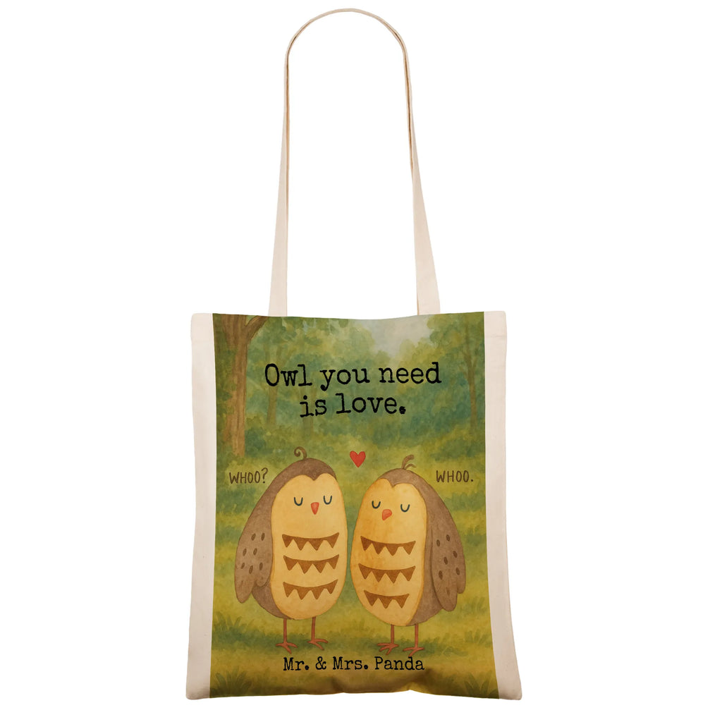 Tragetasche Eulen Liebe Design Laptoptasche, Schultertasche, Einkaufstüte, Tragetasche, Beutel, Stofftasche, Einkaufstasche, Umhängetasche, Tasche, Badetasche, Jutebeutel, Strandtasche, Beuteltasche, Jutetasche, Stoffbeutel, Shopper, Eule, Wortspiel lustig, Freund, All you need is love, Liebe Spruch, Eule Deko, Owl, Freundin Geschenk, Liebe, Hochzeit Spruch