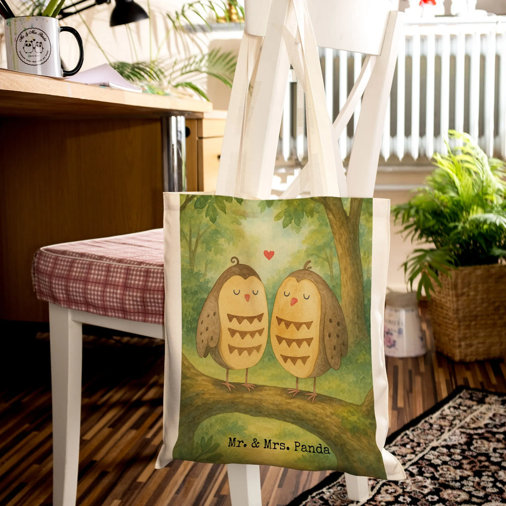 Tragetasche Eulen Liebe Design Laptoptasche, Schultertasche, Einkaufstüte, Tragetasche, Beutel, Stofftasche, Einkaufstasche, Umhängetasche, Tasche, Badetasche, Jutebeutel, Strandtasche, Beuteltasche, Jutetasche, Stoffbeutel, Shopper, Eule, Wortspiel lustig, Freund, All you need is love, Liebe Spruch, Eule Deko, Owl, Freundin Geschenk, Liebe, Hochzeit Spruch