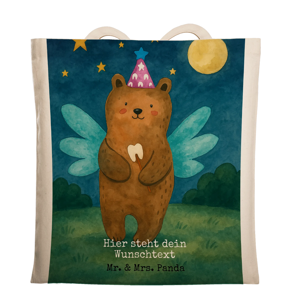 Personalisierte Tragetasche Bär Zahnfee Design Tragetasche mit Namen, Personalisierte Beuteltasche, Personalisierter Beutel, Personalisierte Einkaufstasche, Personalisierte Kindergartentasche, Personalisierte Tasche, Personalisierter Stoffbeutel, Einkaufstasche mit Namen, Personalisierter Jutebeutel, Stoffbeutel mit Namen, Personalisierte Jutetasche, Bär, Teddy, Teddybär, Fee, Zahnfee, Milchzahn, Erster Zahn