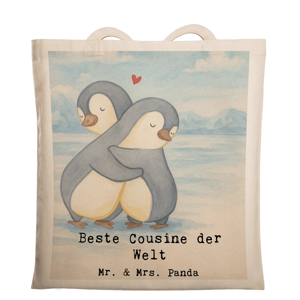 Tragetasche Pinguin Beste Cousine der Welt Design Tasche, Beuteltasche, Laptoptasche, Stoffbeutel, Shopper, Einkaufstüte, Strandtasche, Einkaufstasche, Schultertasche, Beutel, Badetasche, Jutetasche, Stofftasche, Tragetasche, Jutebeutel, Umhängetasche, für, Dankeschön, Geschenk, Schenken, Geburtstag, Geburtstagsgeschenk, Geschenkidee, Danke, Bedanken, Mitbringsel, Freude machen, Geschenktipp, Verwandtschaft, Kousine, Cousine, Cousinchen, Familie, Cousin, Tochter von Tante, Kusine, Tochter von Onkel