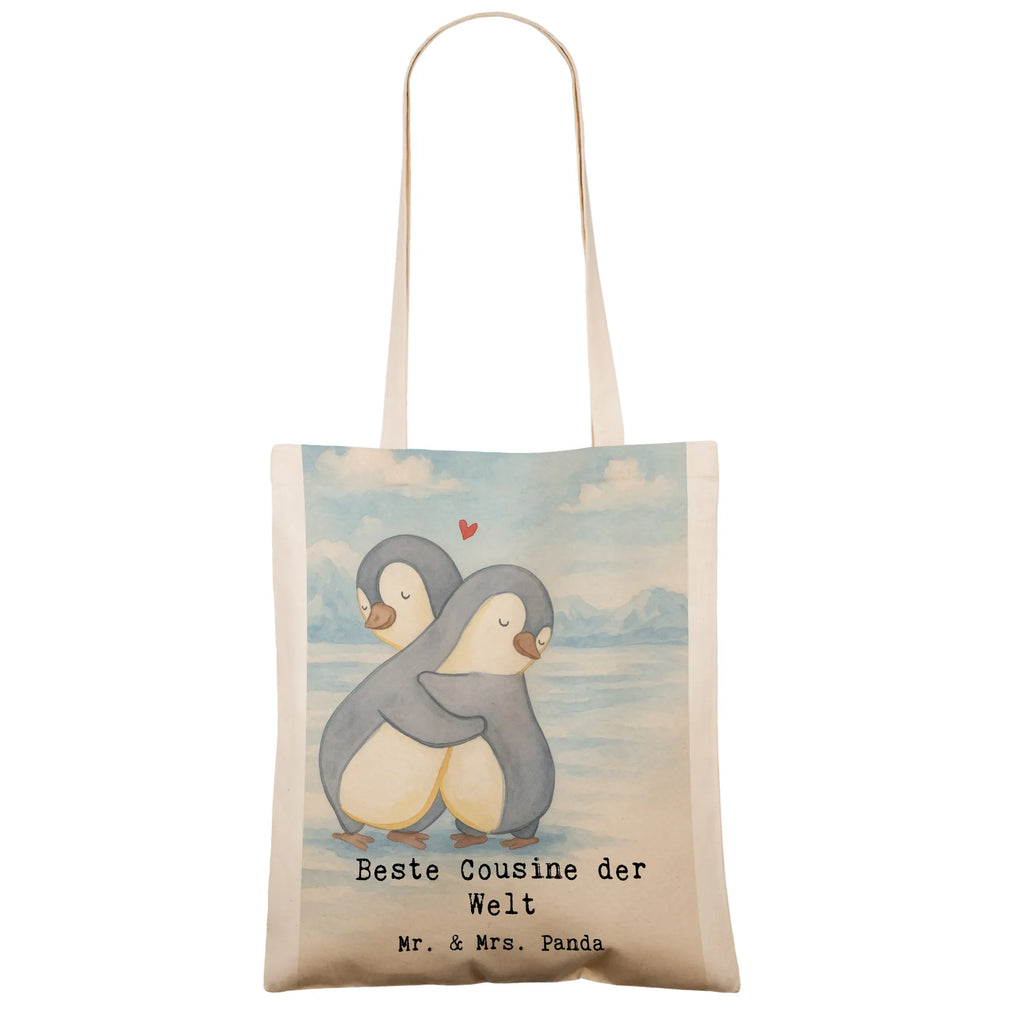 Tragetasche Pinguin Beste Cousine der Welt Design Tasche, Beuteltasche, Laptoptasche, Stoffbeutel, Shopper, Einkaufstüte, Strandtasche, Einkaufstasche, Schultertasche, Beutel, Badetasche, Jutetasche, Stofftasche, Tragetasche, Jutebeutel, Umhängetasche, für, Dankeschön, Geschenk, Schenken, Geburtstag, Geburtstagsgeschenk, Geschenkidee, Danke, Bedanken, Mitbringsel, Freude machen, Geschenktipp, Verwandtschaft, Kousine, Cousine, Cousinchen, Familie, Cousin, Tochter von Tante, Kusine, Tochter von Onkel