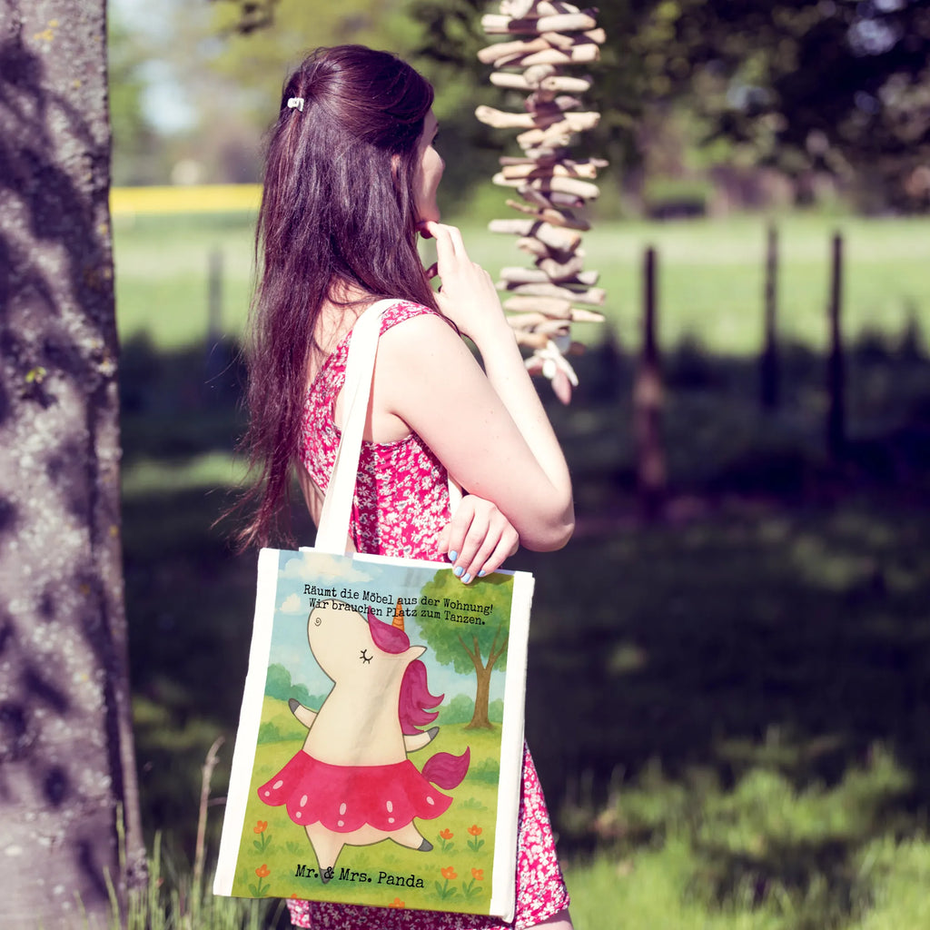 Tragetasche Einhorn Ballerina Design Tasche, Laptoptasche, Badetasche, Stofftasche, Umhängetasche, Beuteltasche, Stoffbeutel, Einkaufstasche, Shopper, Einkaufstüte, Strandtasche, Tragetasche, Schultertasche, Beutel, Jutetasche, Jutebeutel, Einhorn, Einhörner, Einhorn Deko, Unicorn, Party, Tanzen, Lebensfreude, Geburtstag, Ballerina, Lebenslust, Wohnung, Feiern, Spaß, Tänzerin