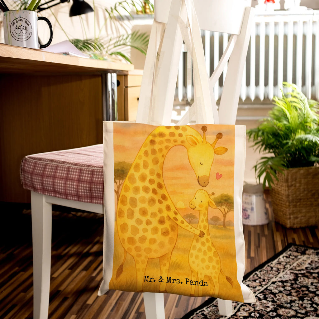 Tragetasche Giraffe Kind Design Einkaufstasche, Jutetasche, Jutebeutel, Badetasche, Tragetasche, Stoffbeutel, Laptoptasche, Umhängetasche, Stofftasche, Einkaufstüte, Schultertasche, Beutel, Beuteltasche, Tasche, Strandtasche, Shopper, Afrika, Wildtiere, Lieblingsmensch, Tochter, Sohn, Giraffe, Kind, Mama, Mutter