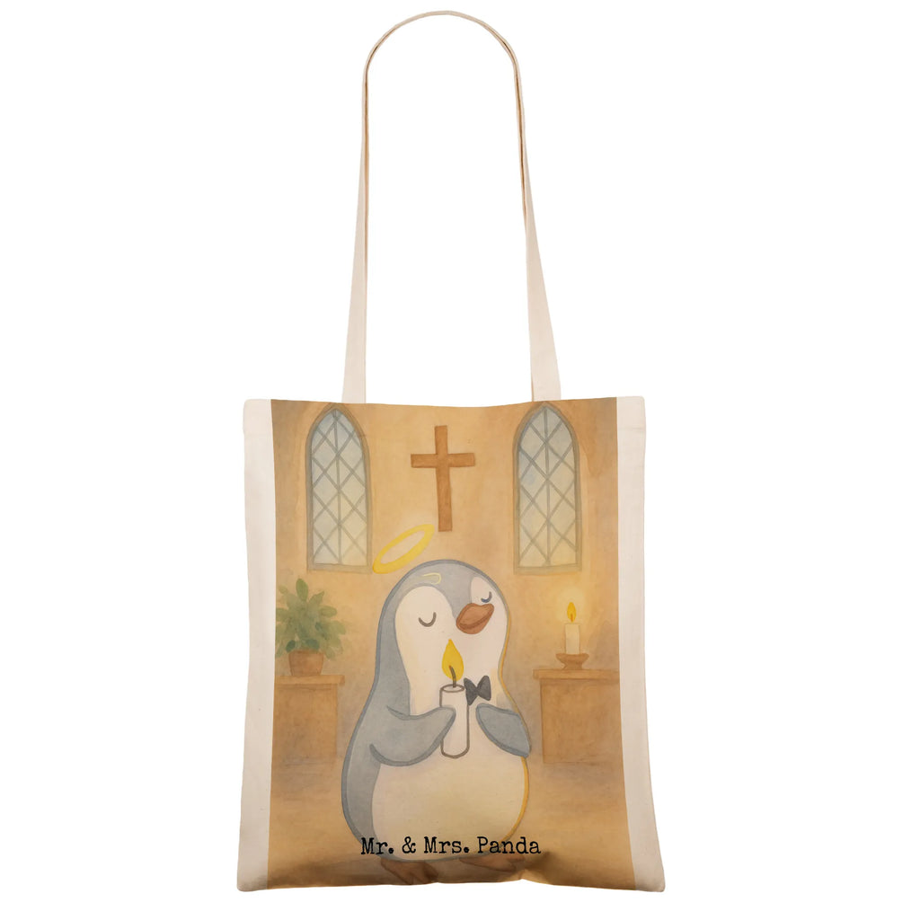 Tragetasche Pinguin Kommunion Design Badetasche, Einkaufstasche, Laptoptasche, Stoffbeutel, Stofftasche, Beutel, Strandtasche, Beuteltasche, Tragetasche, Umhängetasche, Shopper, Schultertasche, Jutetasche, Jutebeutel, Tasche, Einkaufstüte, Konfirmation, Kommunion, Jugendweihe, Konfirmation Geschenk, Glauben, Kommunion Dankeschön, Kommunion Geschenk, Sonnenschein