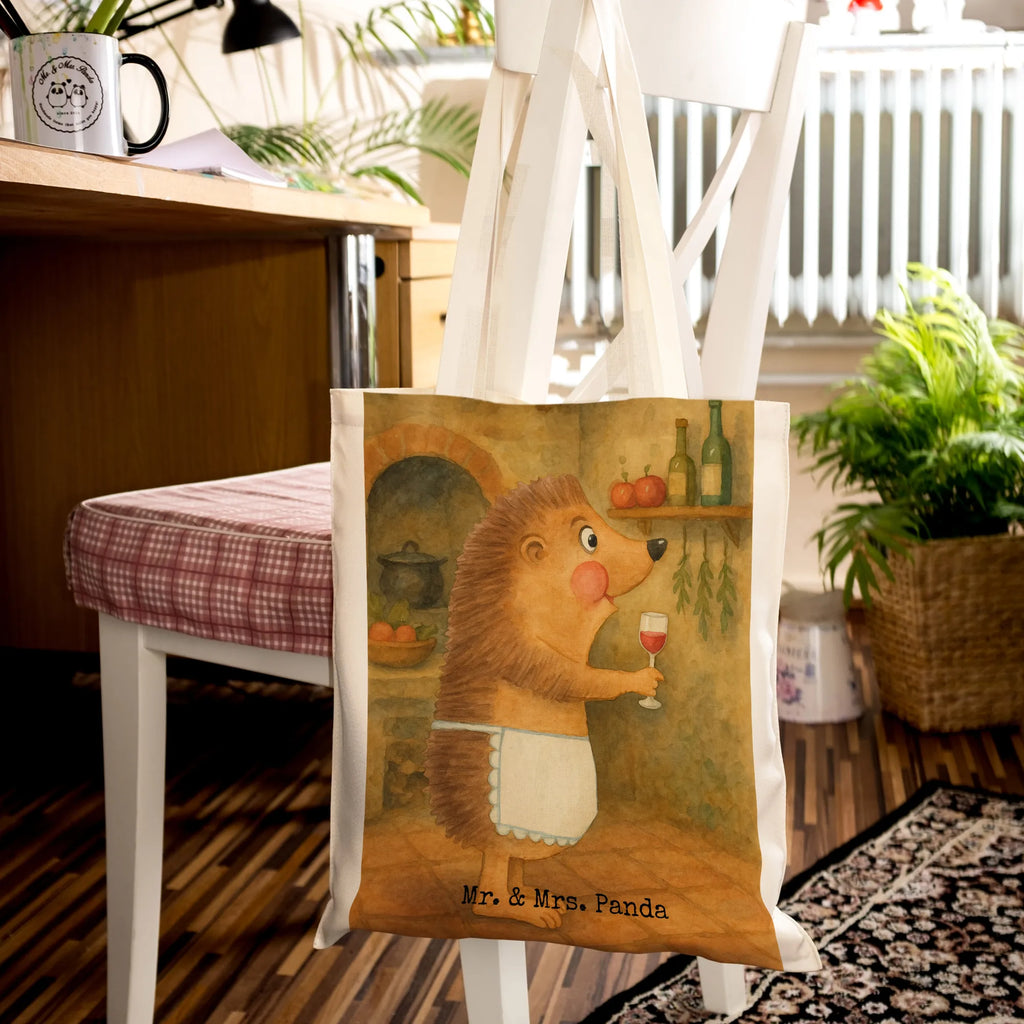 Tote bag Hedgehog wine Design cloth bag, pouch, jute bag, shopper, cotton bag, Carrier bag, shoulder bag, shopping bag, bag, small animals, cute, funny, cute animal motives, hand drawn, small world, funny sayings, good mood, happy, gifts, gift ideas, special gifts, animal lover, card, gift wine lover, gift wine drinker, white wine, drinking wine, wine decoration, wine saying, red wine, wine glass, hedgehog