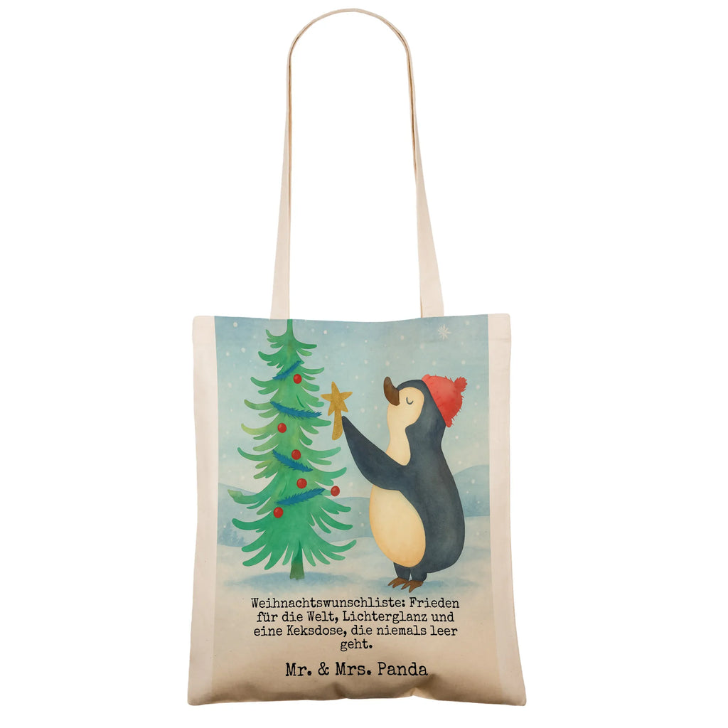 Tragetasche Pinguin Weihnachtsbaum Design Schultertasche, Laptoptasche, Stoffbeutel, Jutebeutel, Beutel, Stofftasche, Tasche, Shopper, Badetasche, Tragetasche, Einkaufstasche, Jutetasche, Einkaufstüte, Beuteltasche, Umhängetasche, Strandtasche, Winter, Weihnachten, Weihnachtsdeko, Nikolaus, Advent, Heiligabend, Wintermotiv, Pinguin