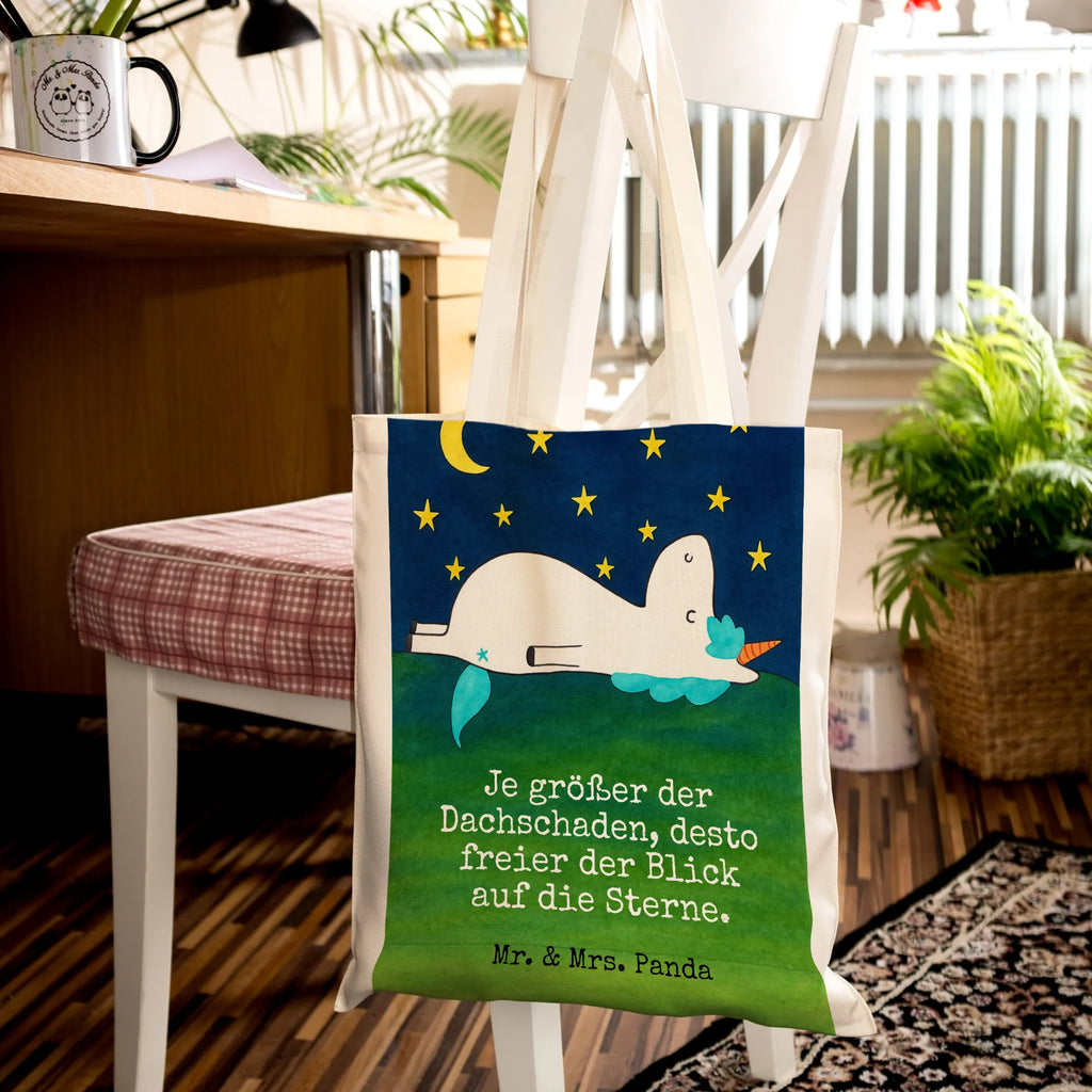 Tragetasche Einhorn Sternenhimmel Design Jutebeutel, Beuteltasche, Stoffbeutel, Einkaufstüte, Jutetasche, Shopper, Beutel, Einkaufstasche, Tragetasche, Strandtasche, Umhängetasche, Laptoptasche, Tasche, Badetasche, Schultertasche, Stofftasche, Einhorn, Einhörner, Einhorn Deko, Unicorn, Verrückt, Sternenhimmel, Sterne, Dachschaden