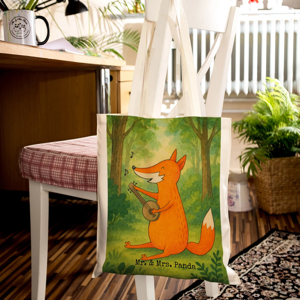 Tragetasche Fuchs Gitarre Design Shopper, Jutebeutel, Jutetasche, Tasche, Stoffbeutel, Laptoptasche, Strandtasche, Einkaufstüte, Stofftasche, Beutel, Badetasche, Einkaufstasche, Umhängetasche, Schultertasche, Beuteltasche, Tragetasche, Fuchs, Sänger, Gitarre, Geschenk Musiker, Füchse, Musik Spruch, Musikerin, Sängerin