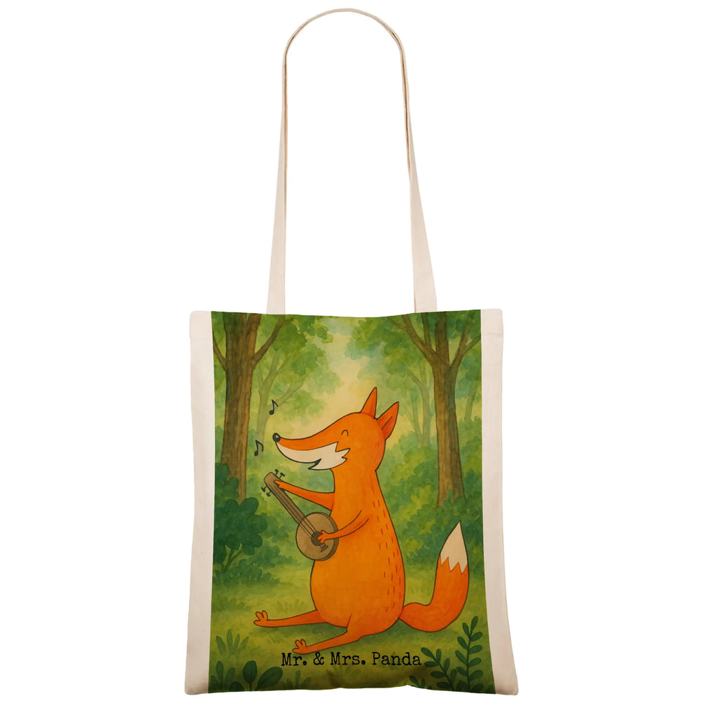 Tragetasche Fuchs Gitarre Design Shopper, Jutebeutel, Jutetasche, Tasche, Stoffbeutel, Laptoptasche, Strandtasche, Einkaufstüte, Stofftasche, Beutel, Badetasche, Einkaufstasche, Umhängetasche, Schultertasche, Beuteltasche, Tragetasche, Fuchs, Sänger, Gitarre, Geschenk Musiker, Füchse, Musik Spruch, Musikerin, Sängerin