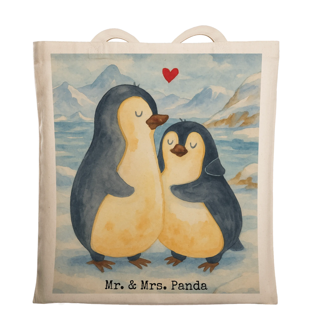 Tragetasche Pinguin umarmen Design unitasche, Tasche, shopping tasche, Schultertasche, Einkaufstasche, Jutebeutel, Schultasche, bedruckte tasche, Umhängetasche, Shopper, Stofftasche, Baumwolltasche, büchertasche, Einkaufstüte, Leinentasche, Tüte, Jutetasche, Alltagstasche, tote bag, Beutel, Statementbeutel, Badetasche, Tragetasche, Einkaufsbeutel, uni tasche, Laptoptasche, baumwollbeutel, Henkeltasche, Strandtasche, Stoffbeutel, Beuteltasche, Pinguin, Liebesbeweis, Hochzeitstag, Liebe, Liebesgeschenk, Verlobung, Jahrestag, Liebespaar, Hochzeit, Hochzeitsgeschenk