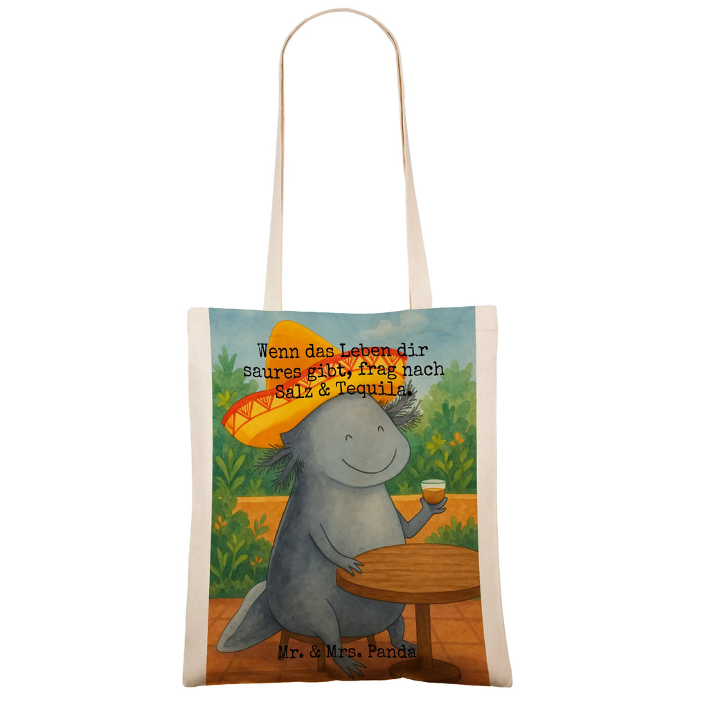 Tragetasche Axolotl Tequila Design Beuteltasche, Schultertasche, Stofftasche, Einkaufstasche, Jutetasche, Stoffbeutel, Einkaufstüte, Beutel, Badetasche, Jutebeutel, Umhängetasche, Shopper, Strandtasche, Tasche, Laptoptasche, Tragetasche, Axolotl, Molch, Schwanzlurch, Lurche, Mexiko, Axolot, Mexico, Motivation, Sombrero, Feuerdrache, Tequila, Spruch, Zitrone, Feuersalamander, Lurch