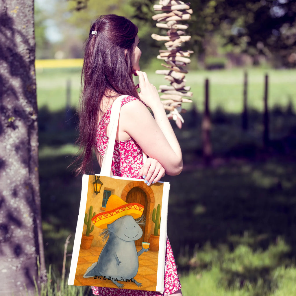 Tragetasche Axolotl Tequila Design Beuteltasche, Schultertasche, Stofftasche, Einkaufstasche, Jutetasche, Stoffbeutel, Einkaufstüte, Beutel, Badetasche, Jutebeutel, Umhängetasche, Shopper, Strandtasche, Tasche, Laptoptasche, Tragetasche, Axolotl, Molch, Schwanzlurch, Lurche, Mexiko, Axolot, Mexico, Motivation, Sombrero, Feuerdrache, Tequila, Spruch, Zitrone, Feuersalamander, Lurch