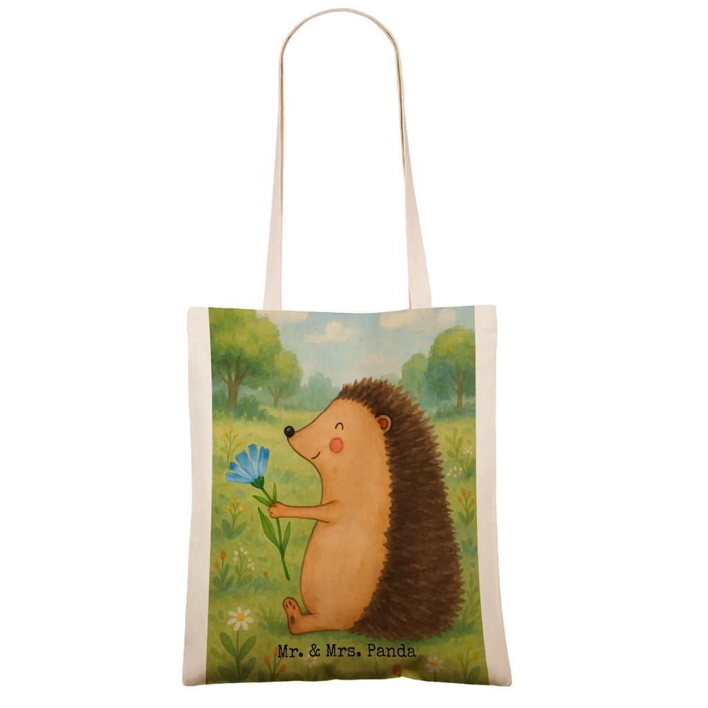 Torba jeż Kwiaty Design Stoffbeutel, Einkaufstüte, Badetasche, Shopper, Beutel, Beuteltasche, Laptoptasche, Schultertasche, Tasche, Umhängetasche, Tragetasche, Jutebeutel, Einkaufstasche, Strandtasche, Jutetasche, Stofftasche, Tiermotive, Gute Laune, lustige Sprüche, Tiere, Gute Besserung, Besuch, Krankheit, Igel, Genesungswünsche, krank, Krankenhaus