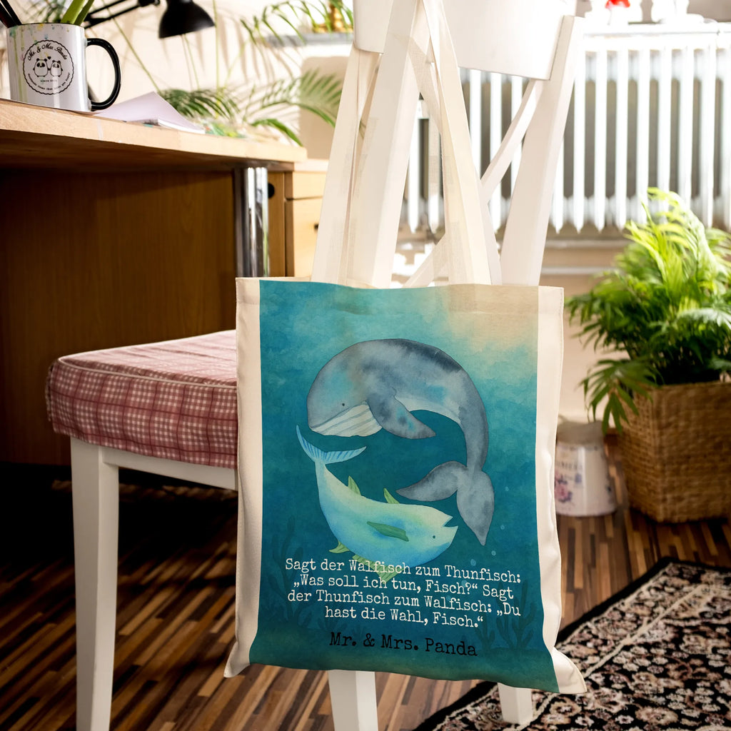 Torba wieloryb tuńczyk Design Motywy zwierzęce, dobra energia, zabawne powiedzonka, zwierzęta
